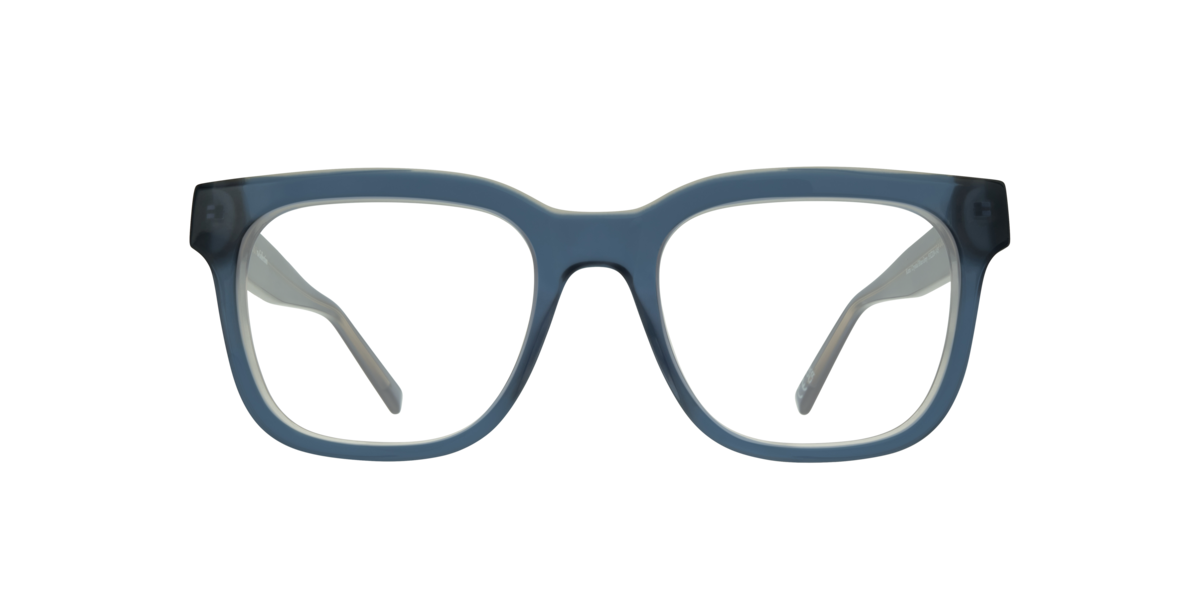 Crystal Blue Grey square Acetate eyeglasses Online - Full Rim - Kami