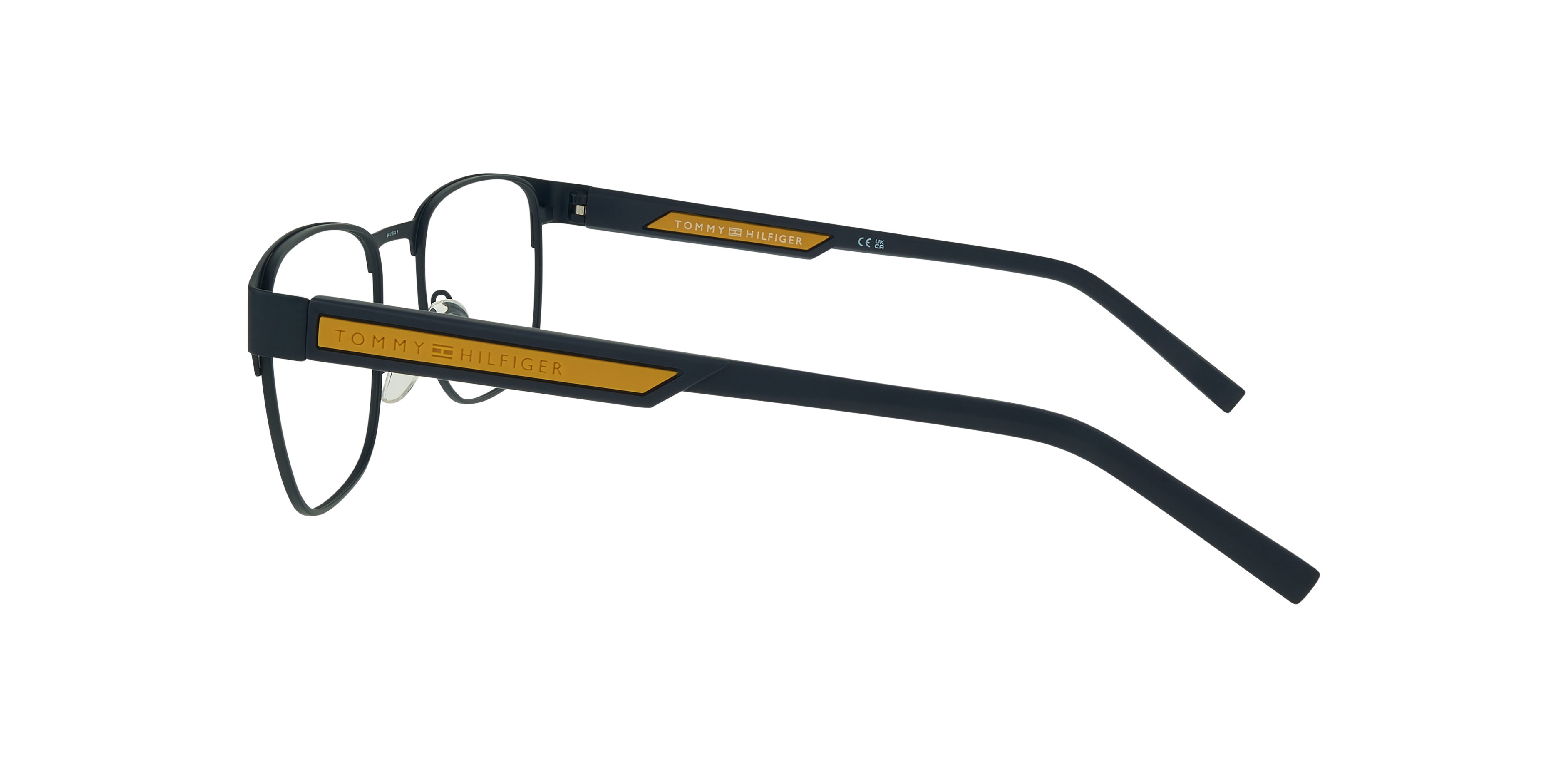 TH 2090 Blue MetalEyeglass Frames for Glasses Direct, Side View