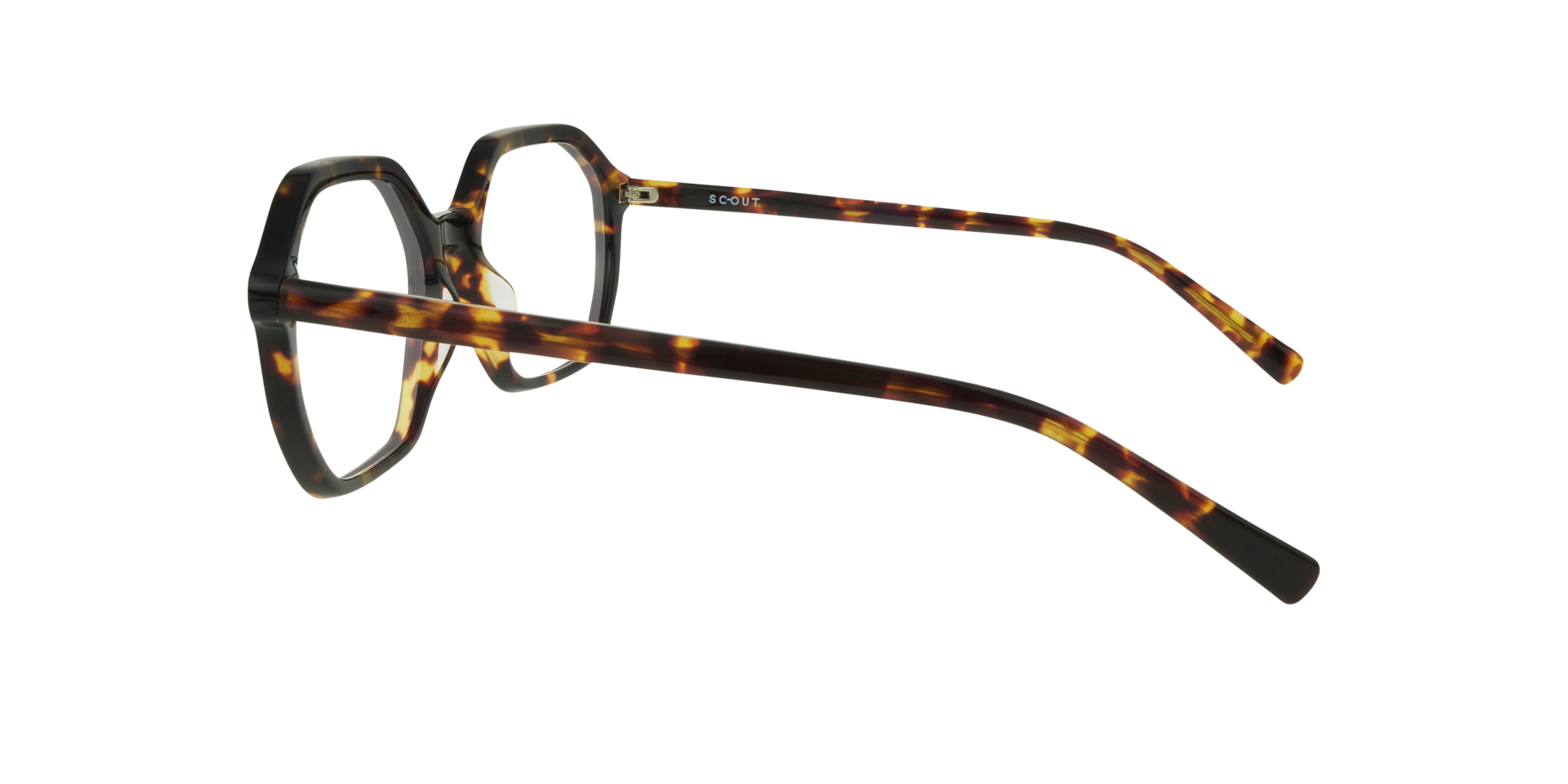 Lola Havana & Brown AcetateEyeglass Frames for Glasses Direct, Side View