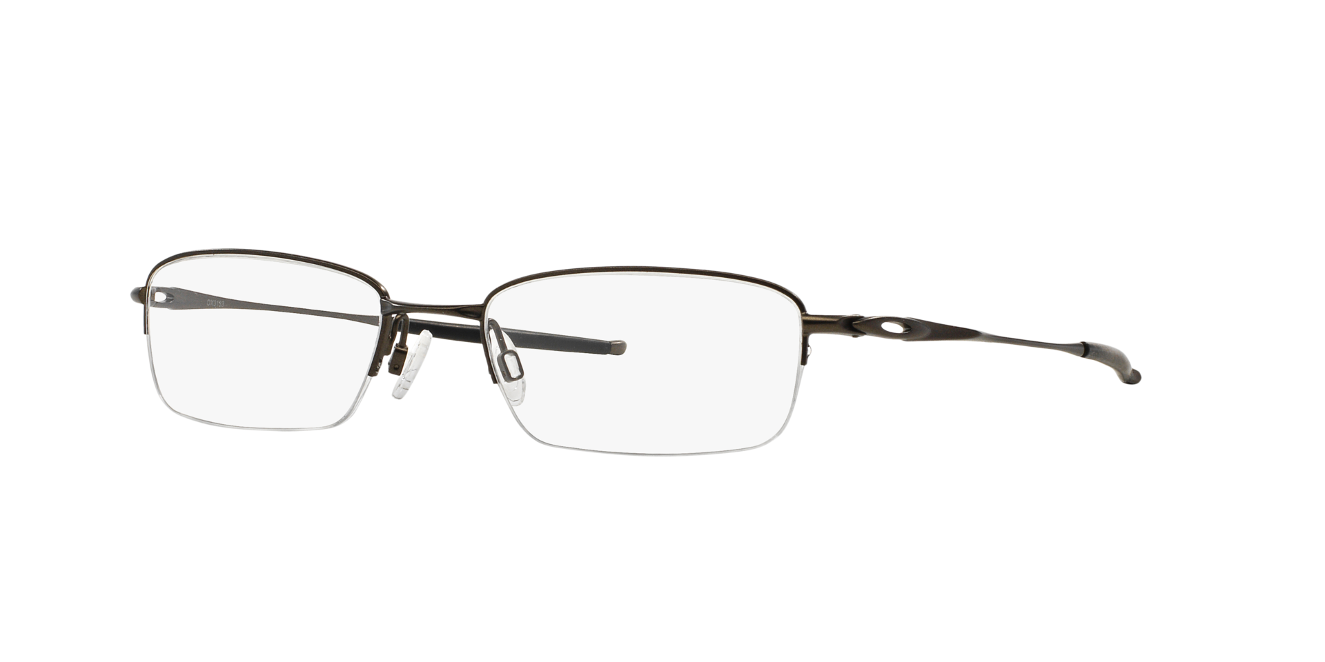 Top Spinner 5B Pewter MetalEyeglass Frames for Glasses Direct, Angle View