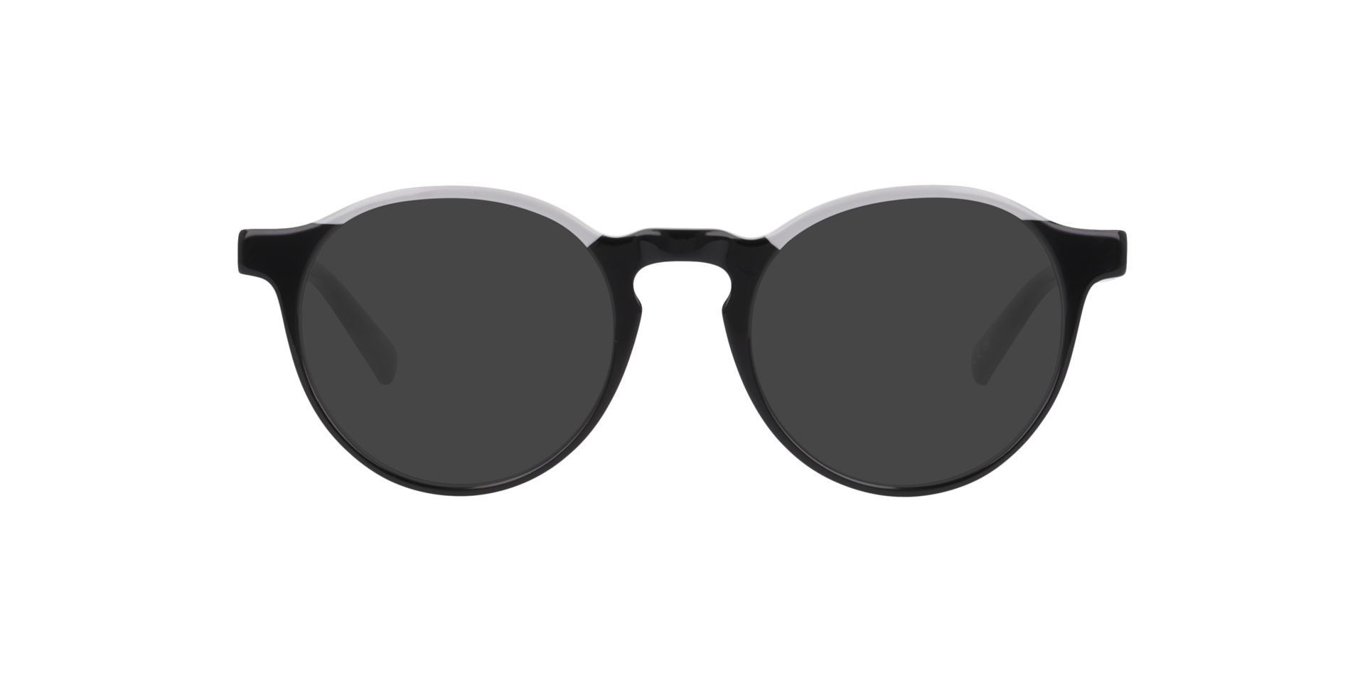 Marcel Grey On Black AcetateEyeglass Frames for Glasses Direct, with Tinted Lenses