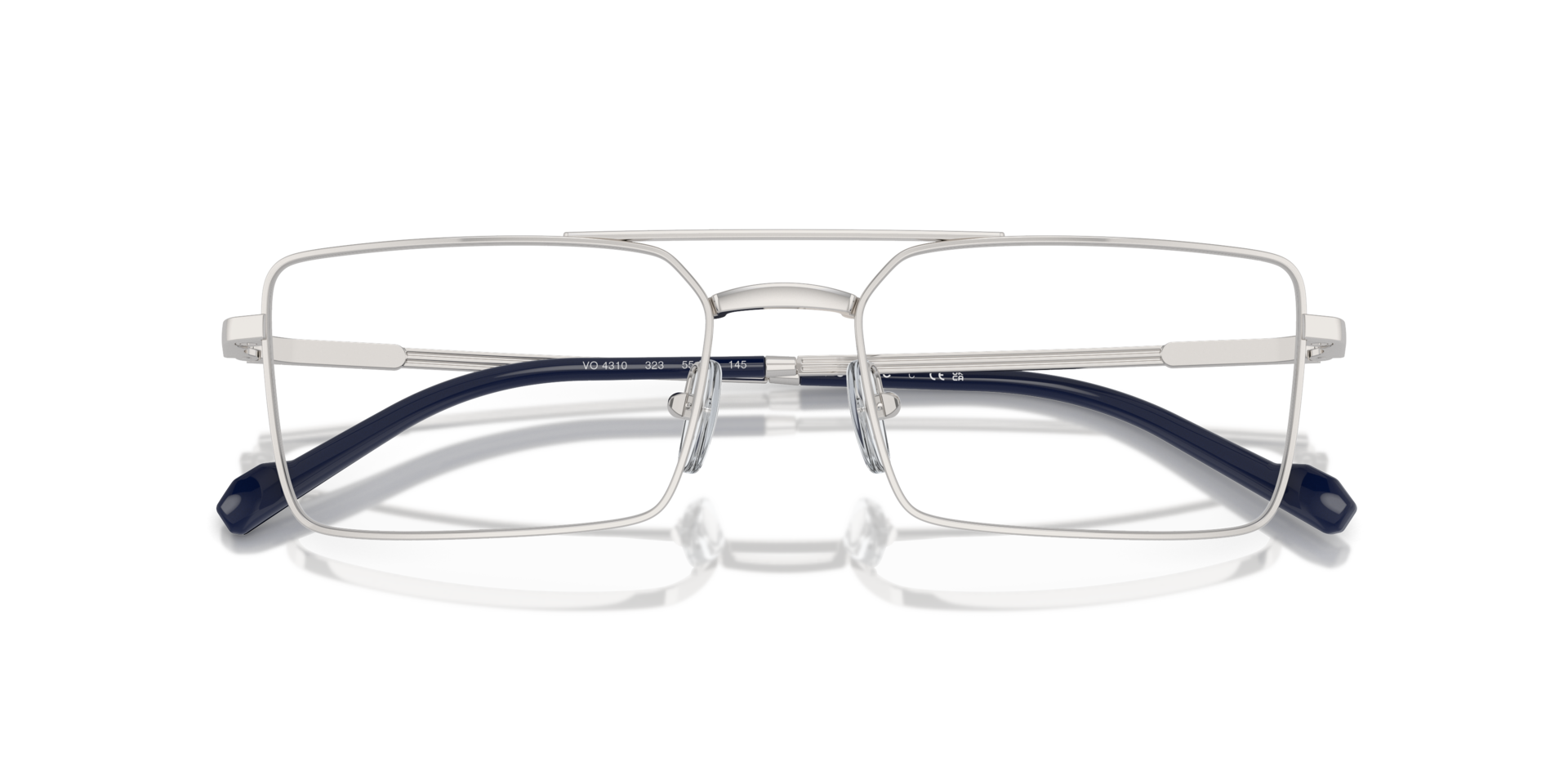 VO4310 Silver MetalEyeglass Frames for Glasses Direct, Closed View