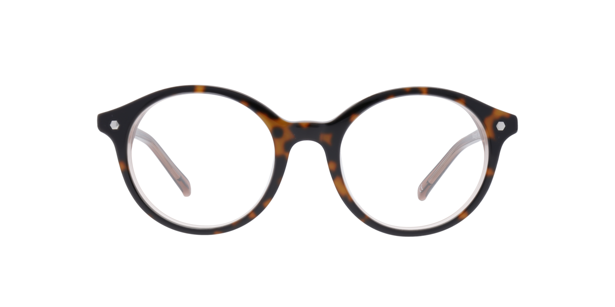 Scout Women's Dark Tortoise Round Acetate Eyeglasses Online - Full Rim - Margot