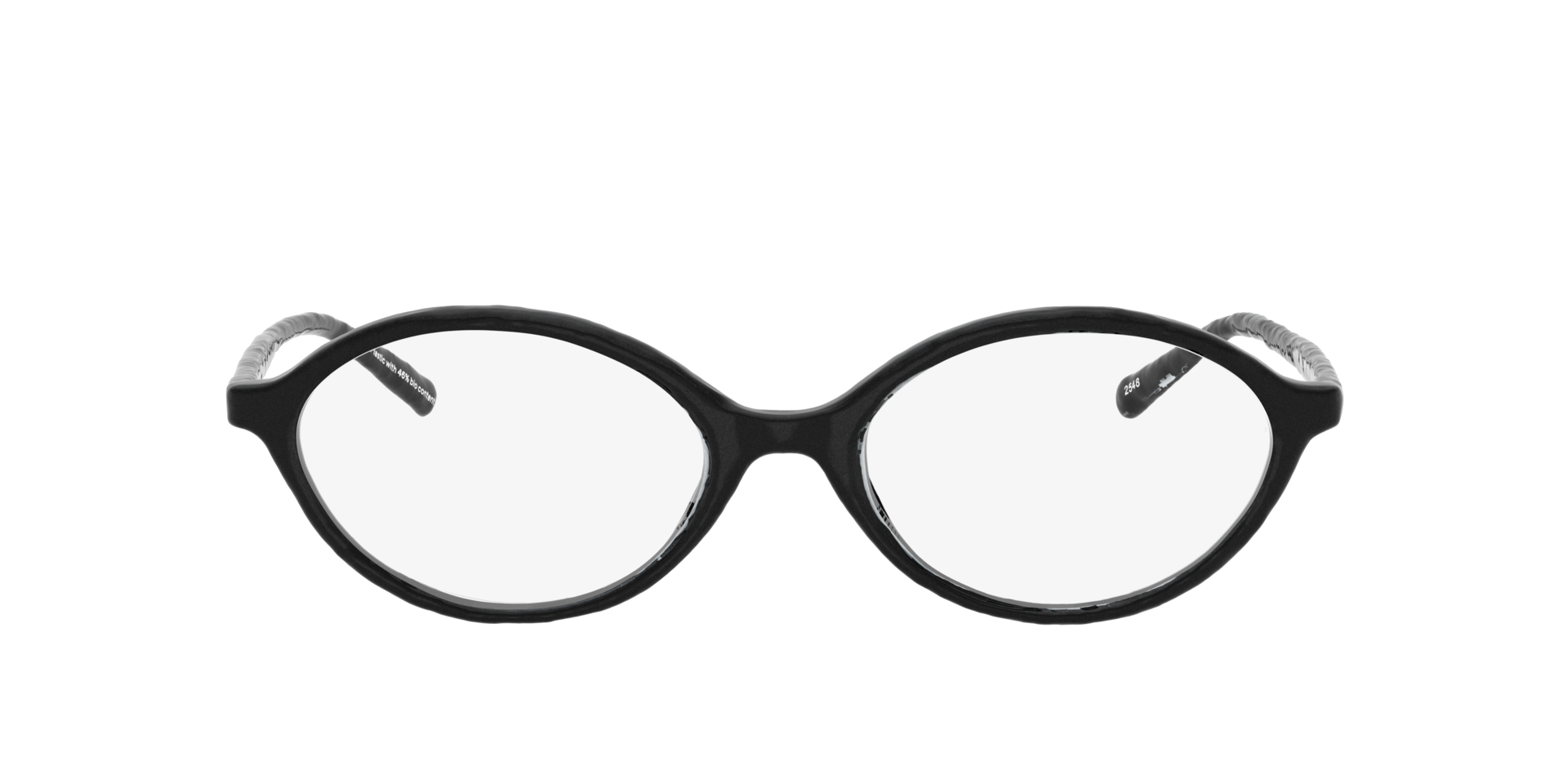 Meadow Black PlasticEyeglass Frames for Glasses Direct, Front View