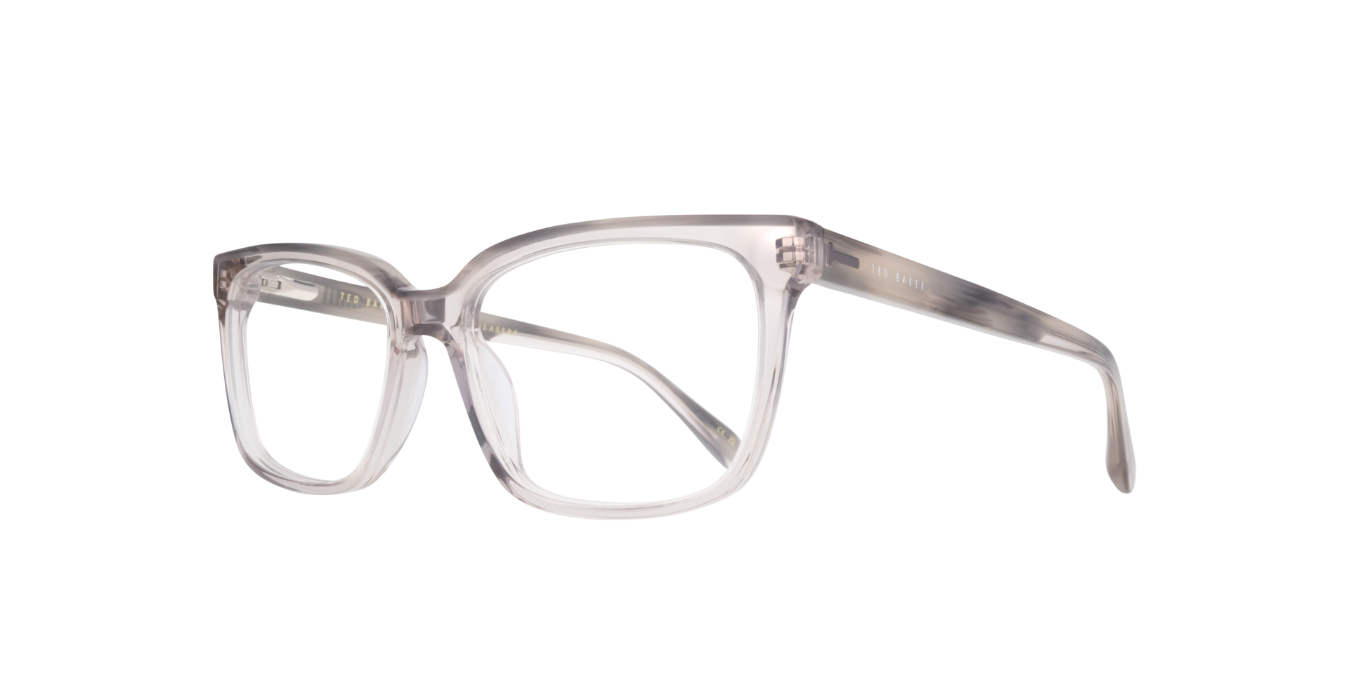 TB8261 Grey AcetateEyeglass Frames for Glasses Direct, Angle View