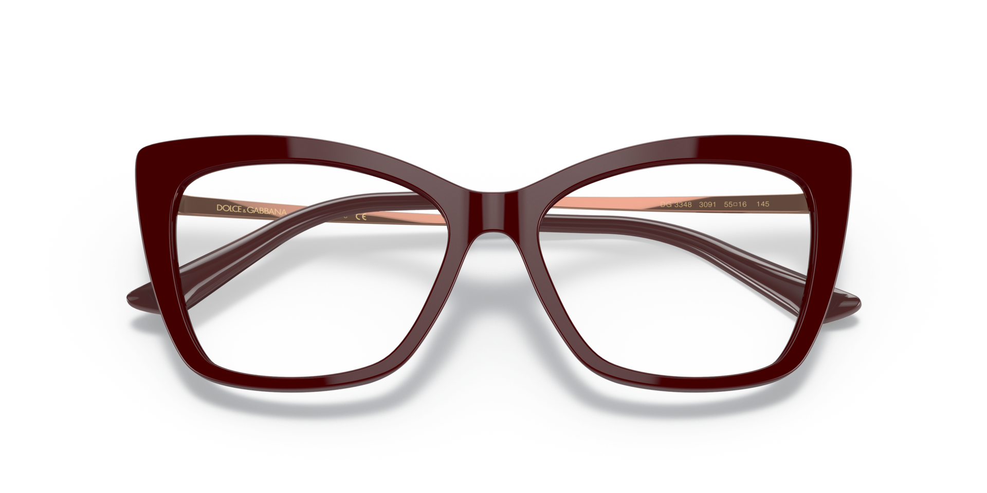 DG3348 Bordeaux AcetateEyeglass Frames for Glasses Direct, Closed View