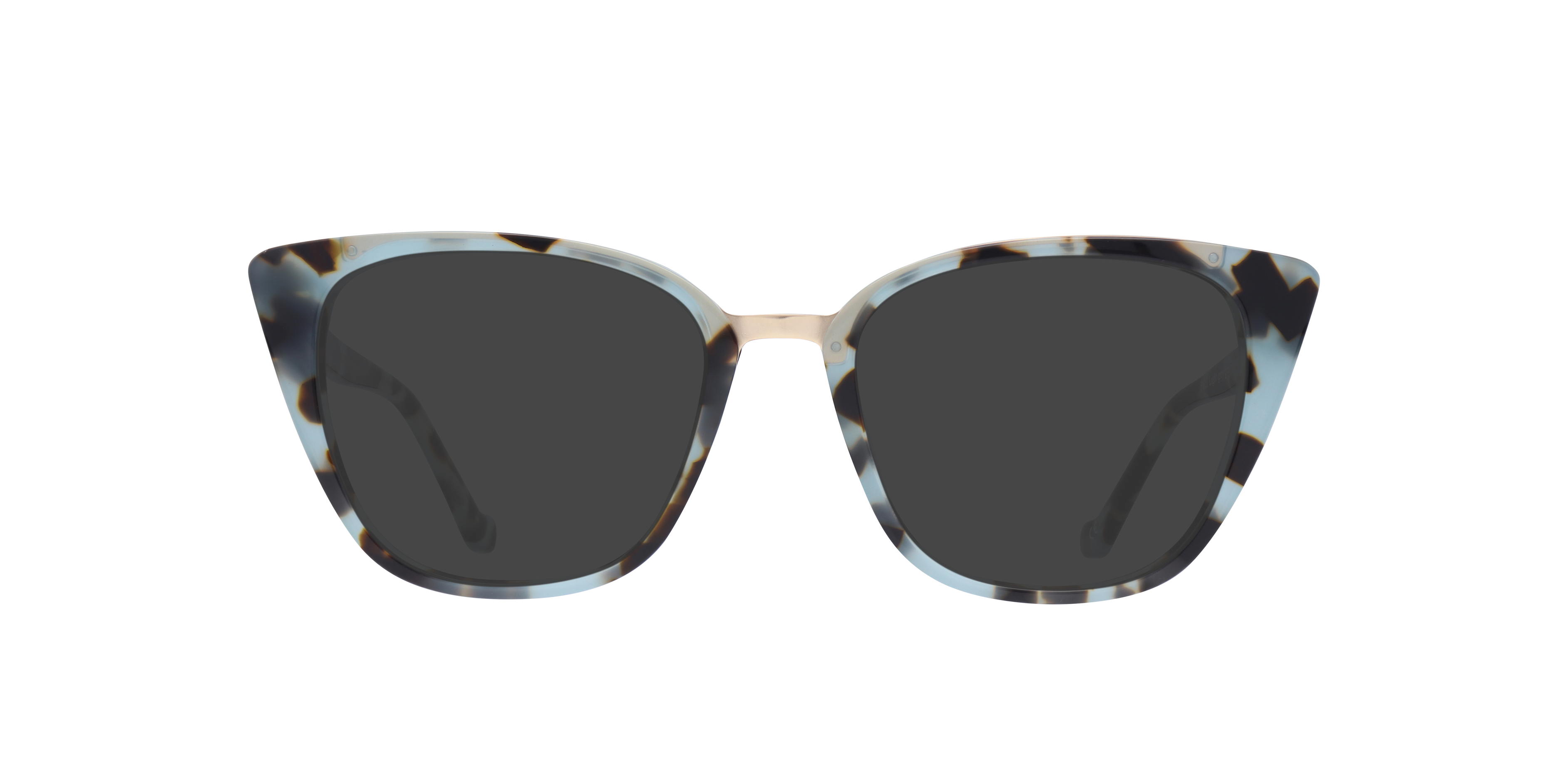 Faith Light Grey & Green AcetateEyeglass Frames for Glasses Direct, with Tinted Lenses