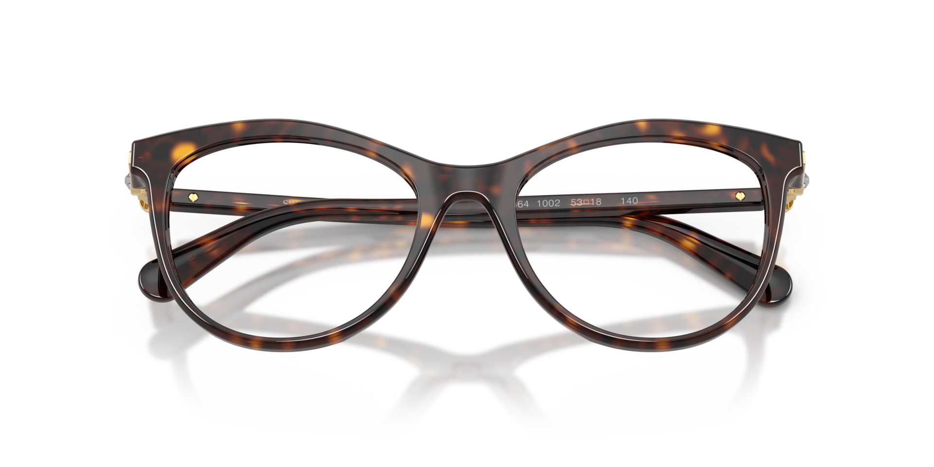 SK2064 Havana AcetateEyeglass Frames for Glasses Direct, Closed View
