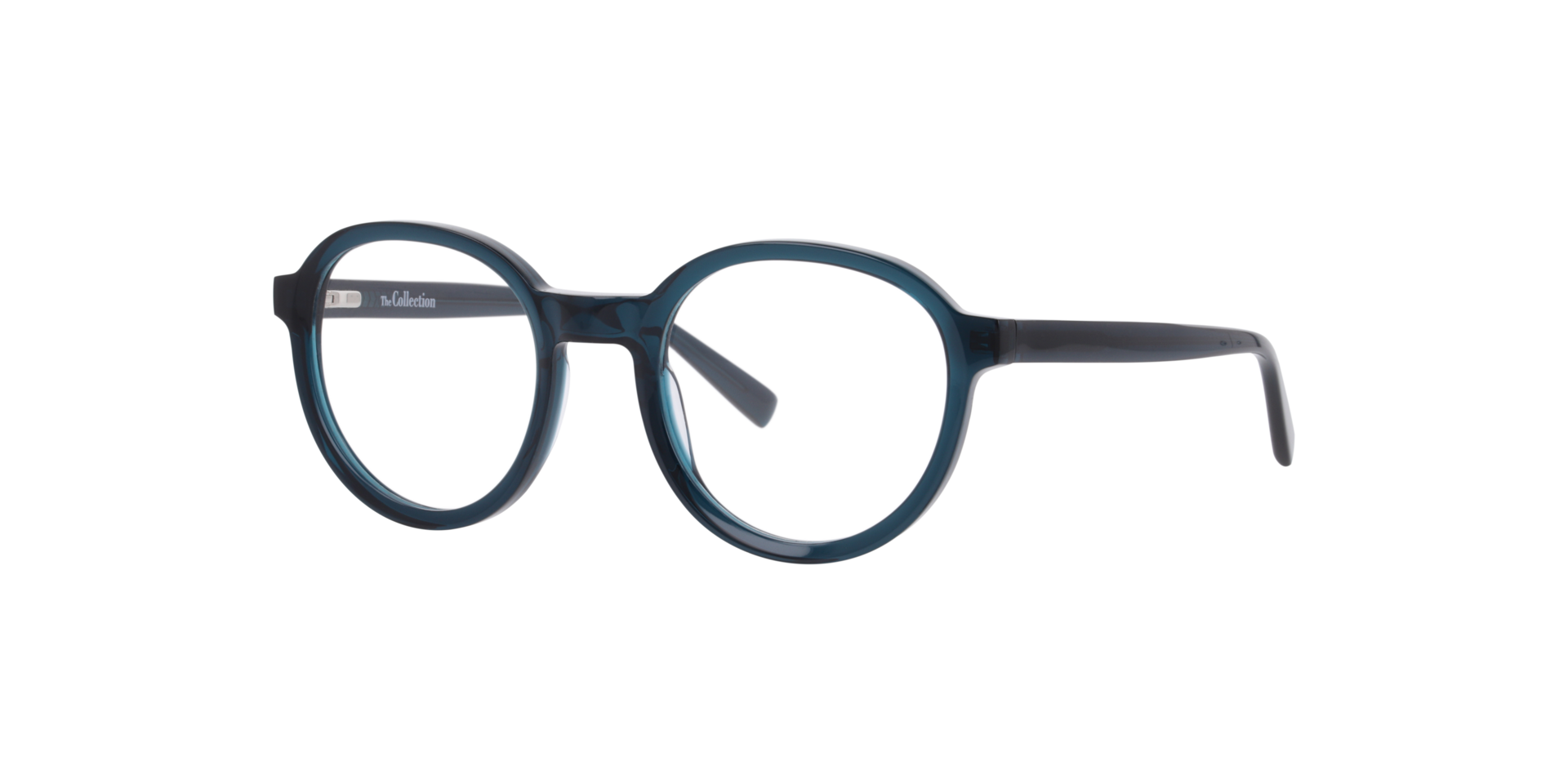 Marley Crystal Dark Blue AcetateEyeglass Frames for Glasses Direct, Angle View