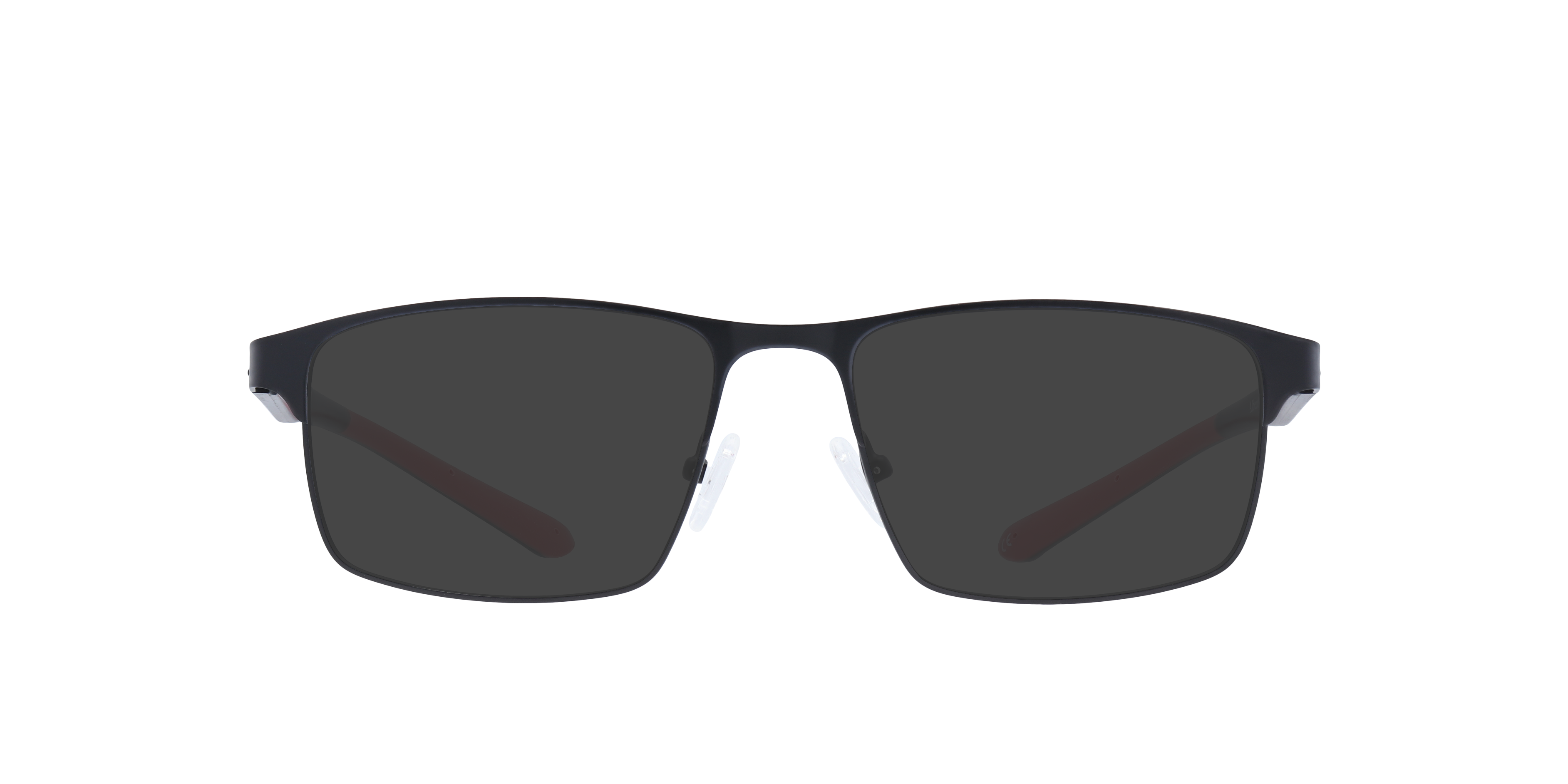 Albert Matte Black MetalEyeglass Frames for Glasses Direct, with Tinted Lenses