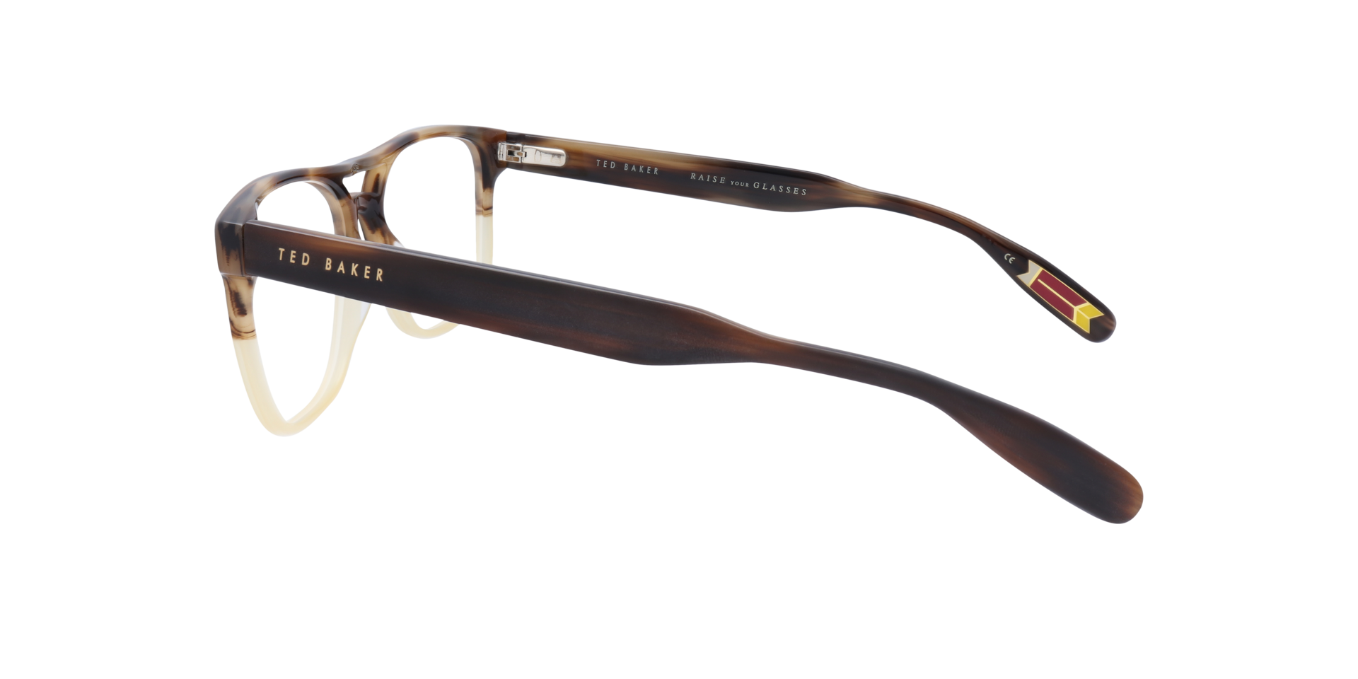 TB8207 Brown AcetateEyeglass Frames for Glasses Direct, Side View