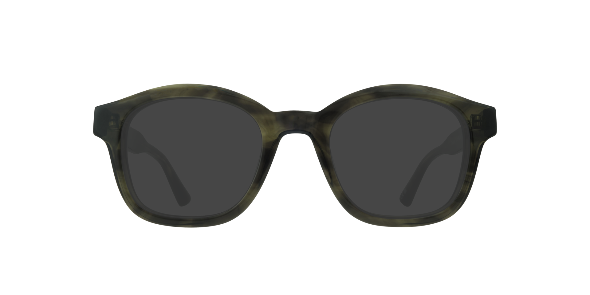 Kendal Horn Khaki Green AcetateEyeglass Frames for Glasses Direct, with Tinted Lenses