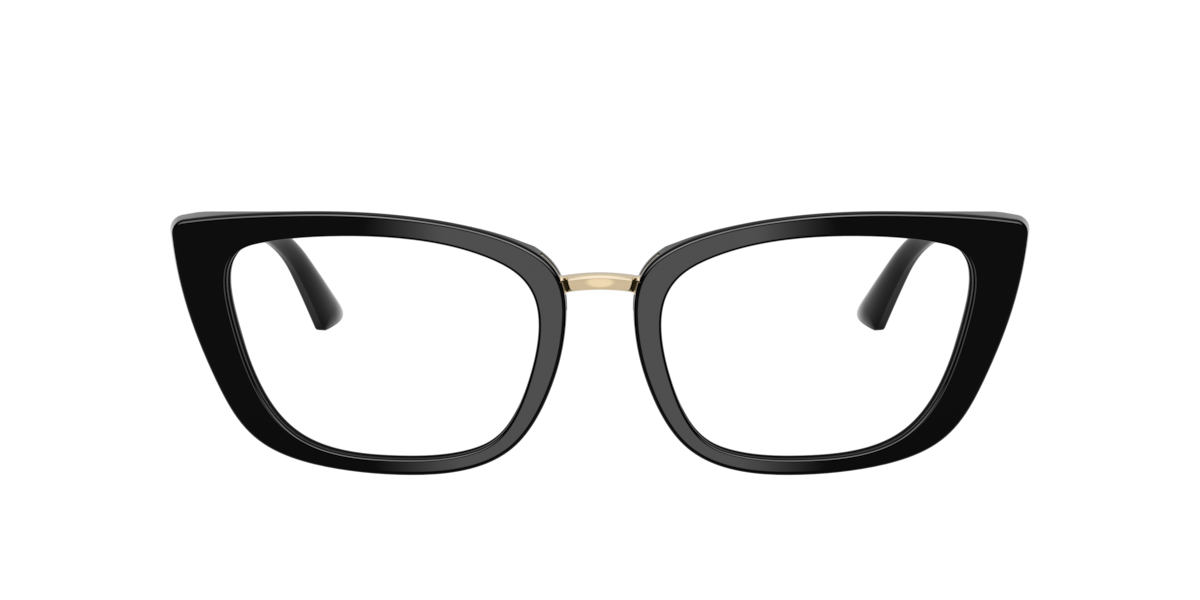Jimmy Choo Women's Black Cat-Eye Acetate Eyeglasses Online - Full Rim - Jc3034hb