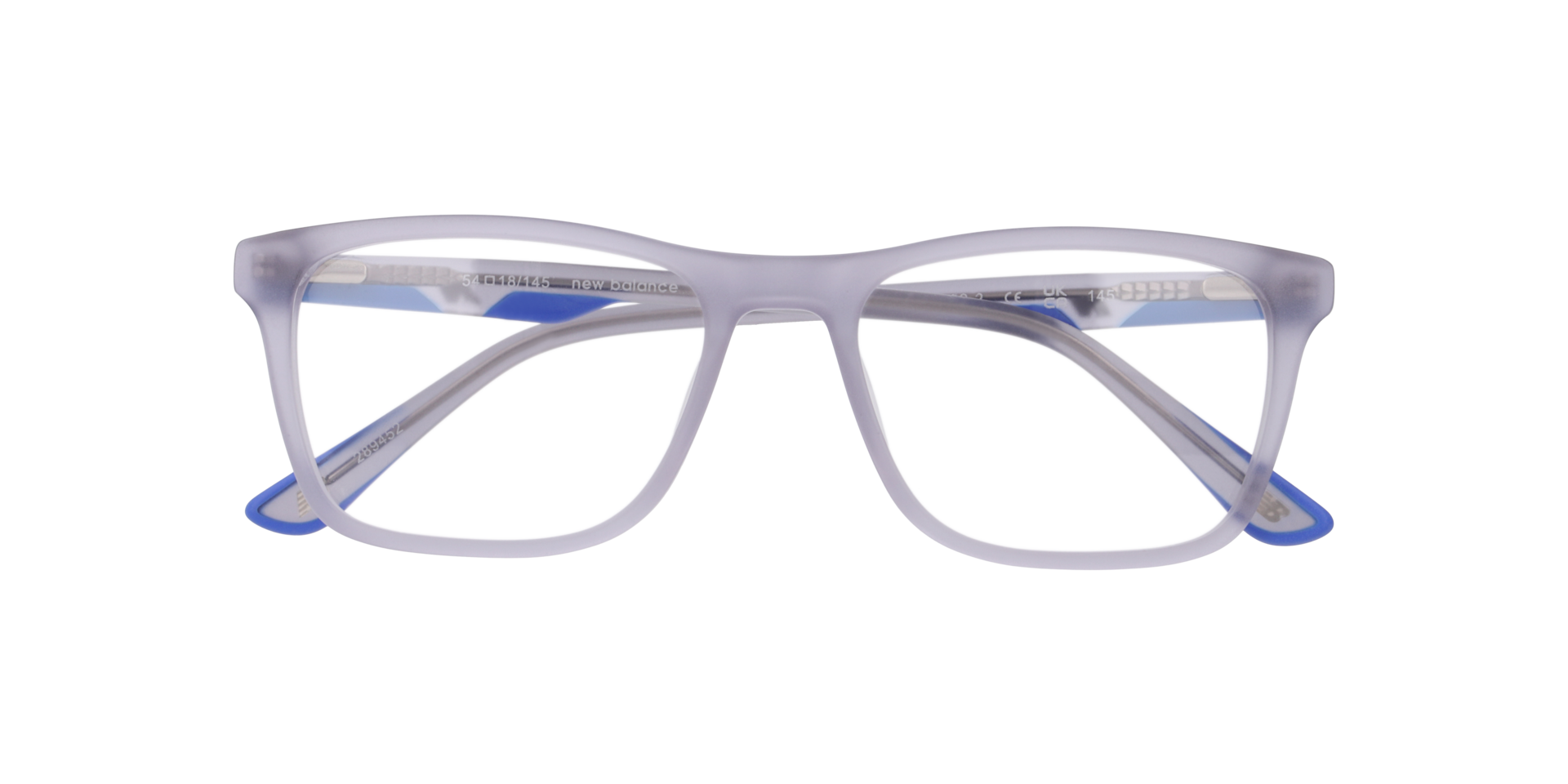 Nb4182 Grey AcetateEyeglass Frames for Glasses Direct, Closed View
