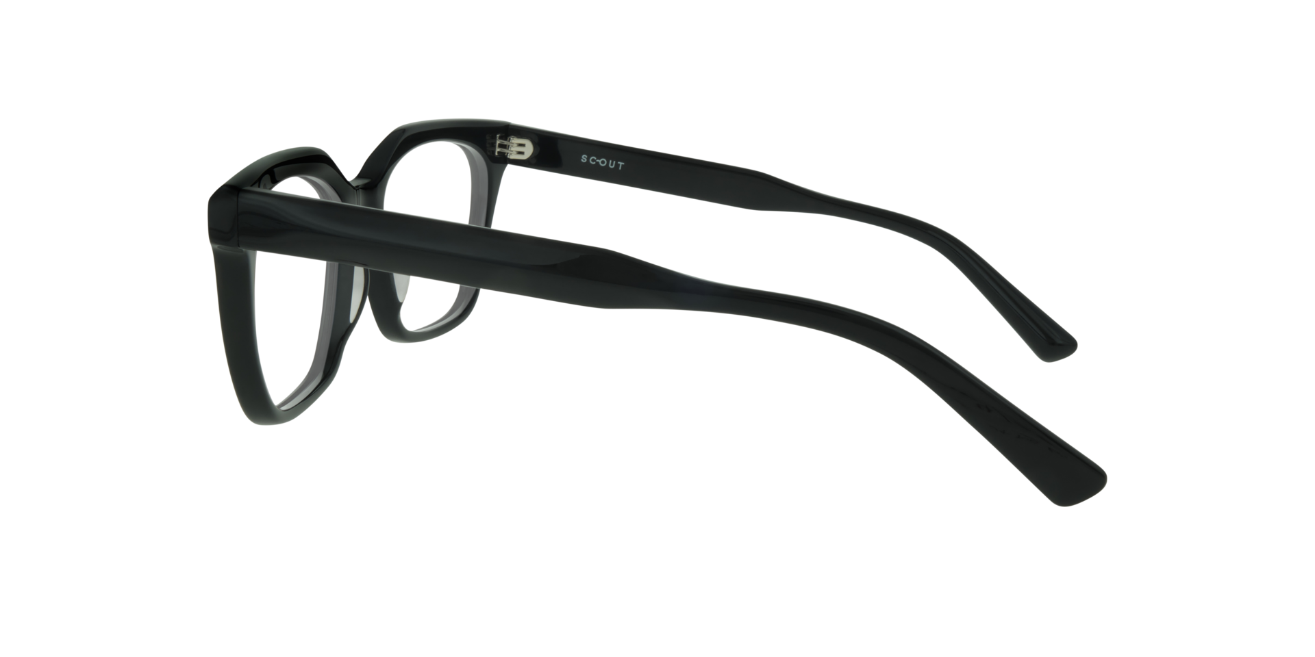 Kiki Black AcetateEyeglass Frames for Glasses Direct, Side View
