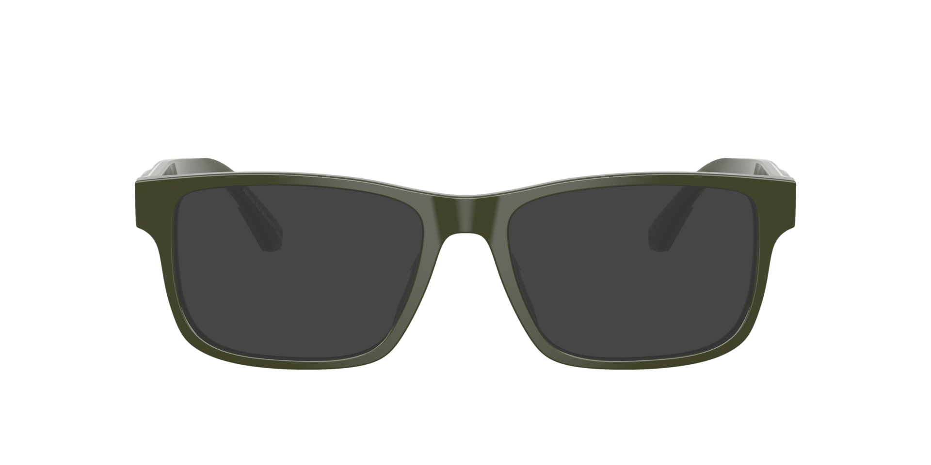 EA3265U Shiny Green AcetateEyeglass Frames for Glasses Direct, with Tinted Lenses