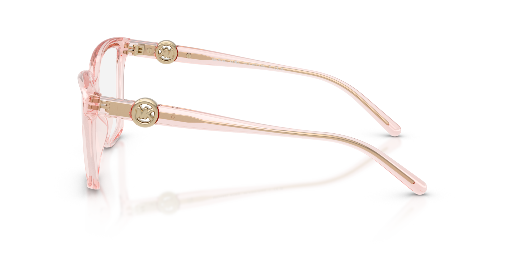 MK4180U Light Pink Transparent PlasticEyeglass Frames for Glasses Direct, Side View