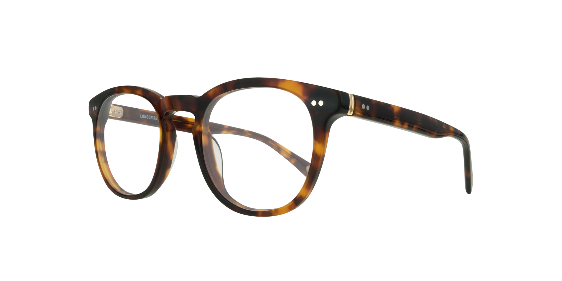 Reggie Havana AcetateEyeglass Frames for Glasses Direct, Angle View