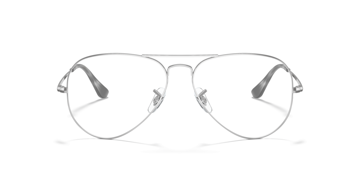 Ray-Ban Unisex Silver Pilot Metal Eyeglasses Online - Full Rim - Rb6489