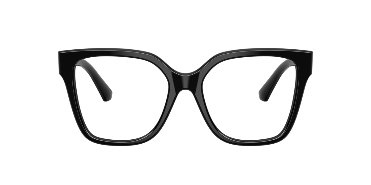 Burberry Women's Black Square Acetate Eyeglasses Online - Full Rim - Be2443
