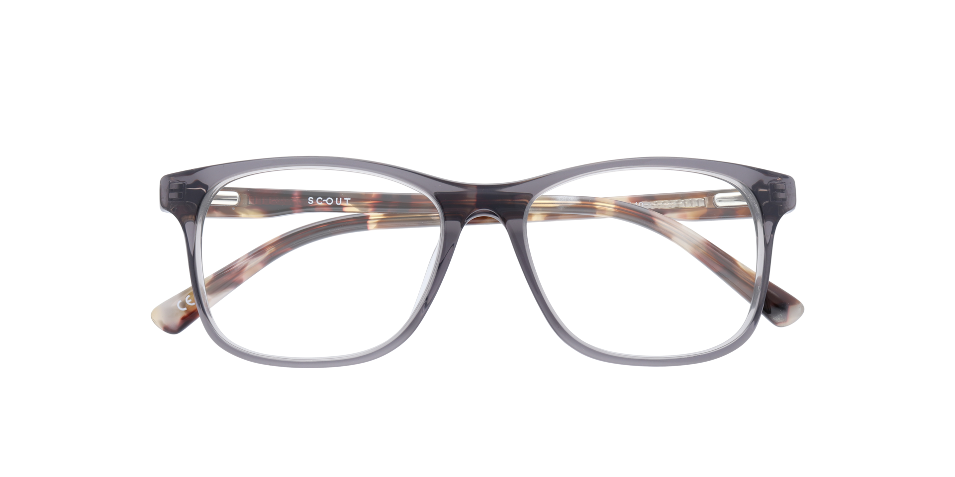 Hunter Grey AcetateEyeglass Frames for Glasses Direct, Closed View