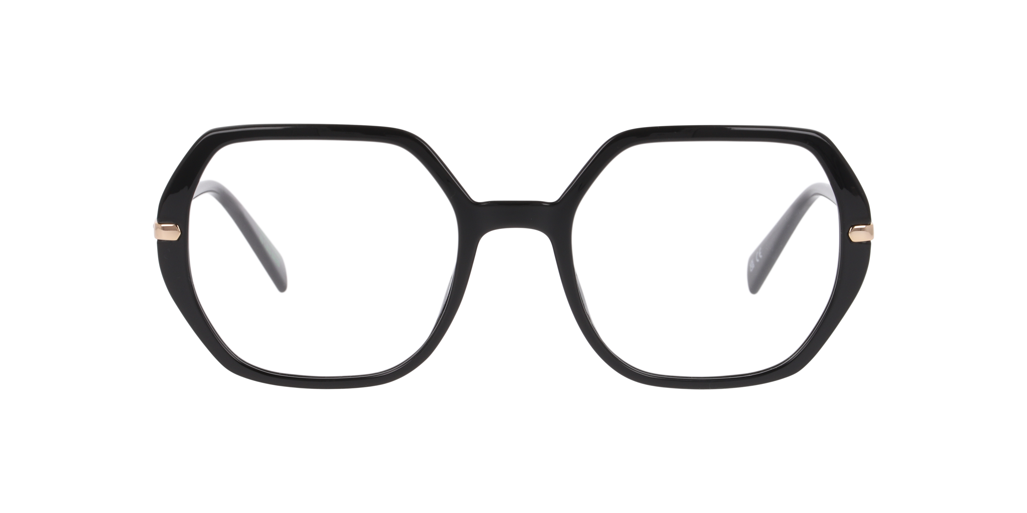 LV 1085 Black PlasticEyeglass Frames for Glasses Direct, Front View