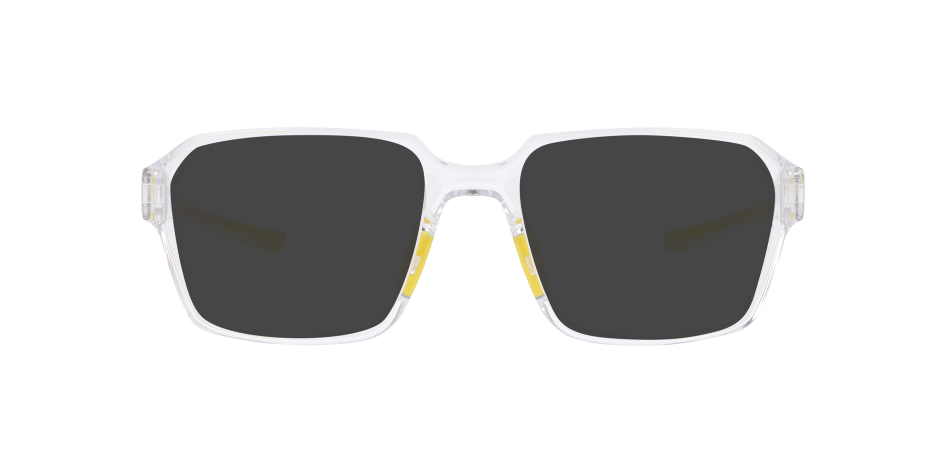 Nelson Yellow & Transparent Clear PlasticEyeglass Frames for Glasses Direct, with Tinted Lenses