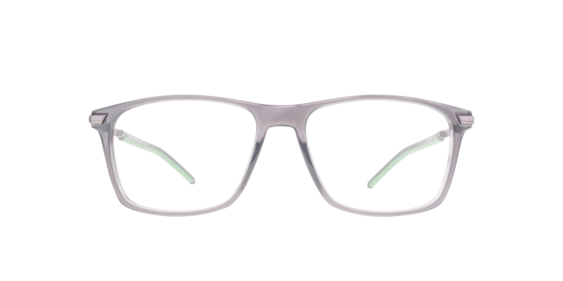 TH 1995 Grey PlasticEyeglass Frames for Glasses Direct, Front View