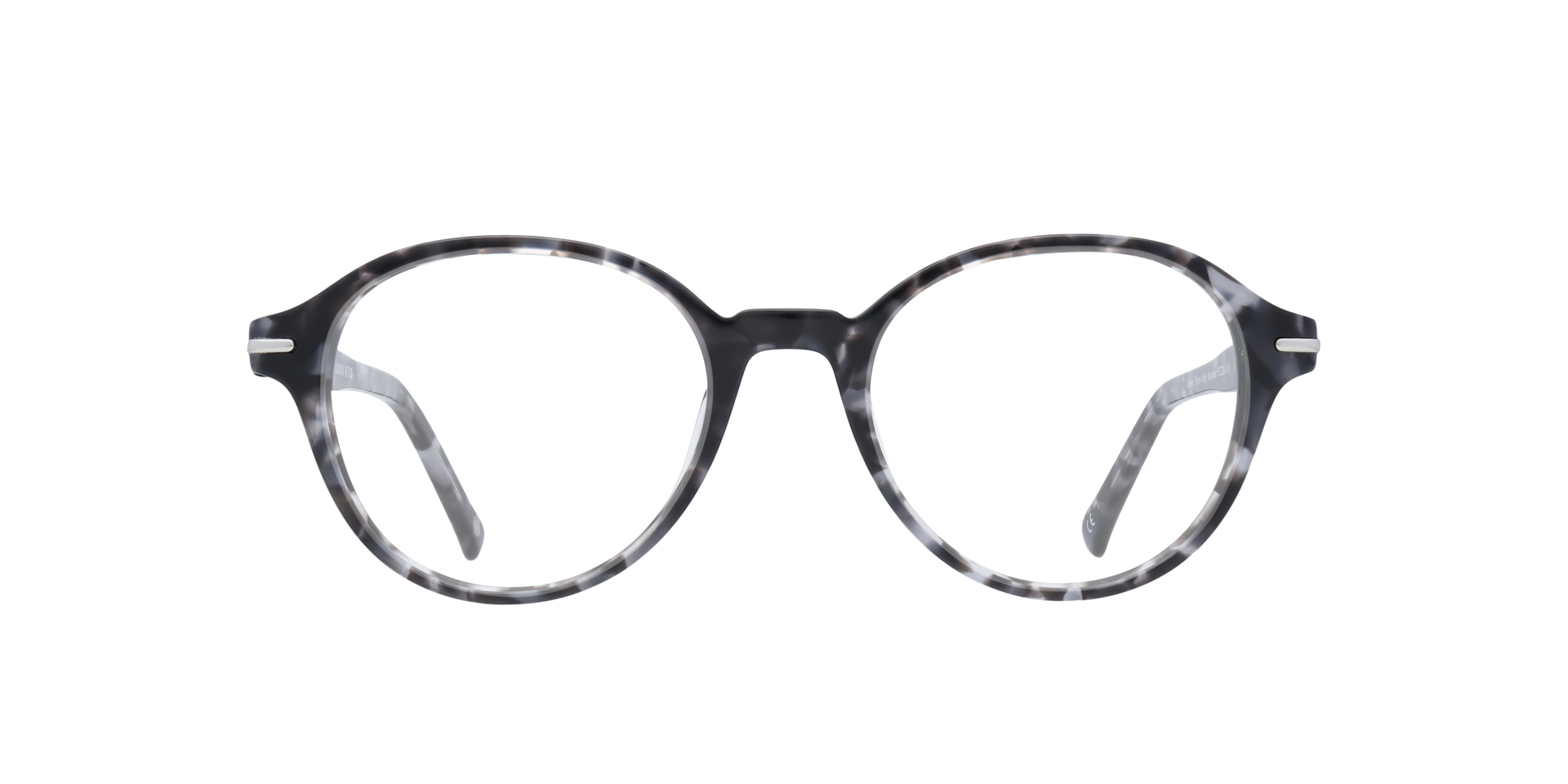 Canary Shiny Grey Havana AcetateEyeglass Frames for Glasses Direct, Front View