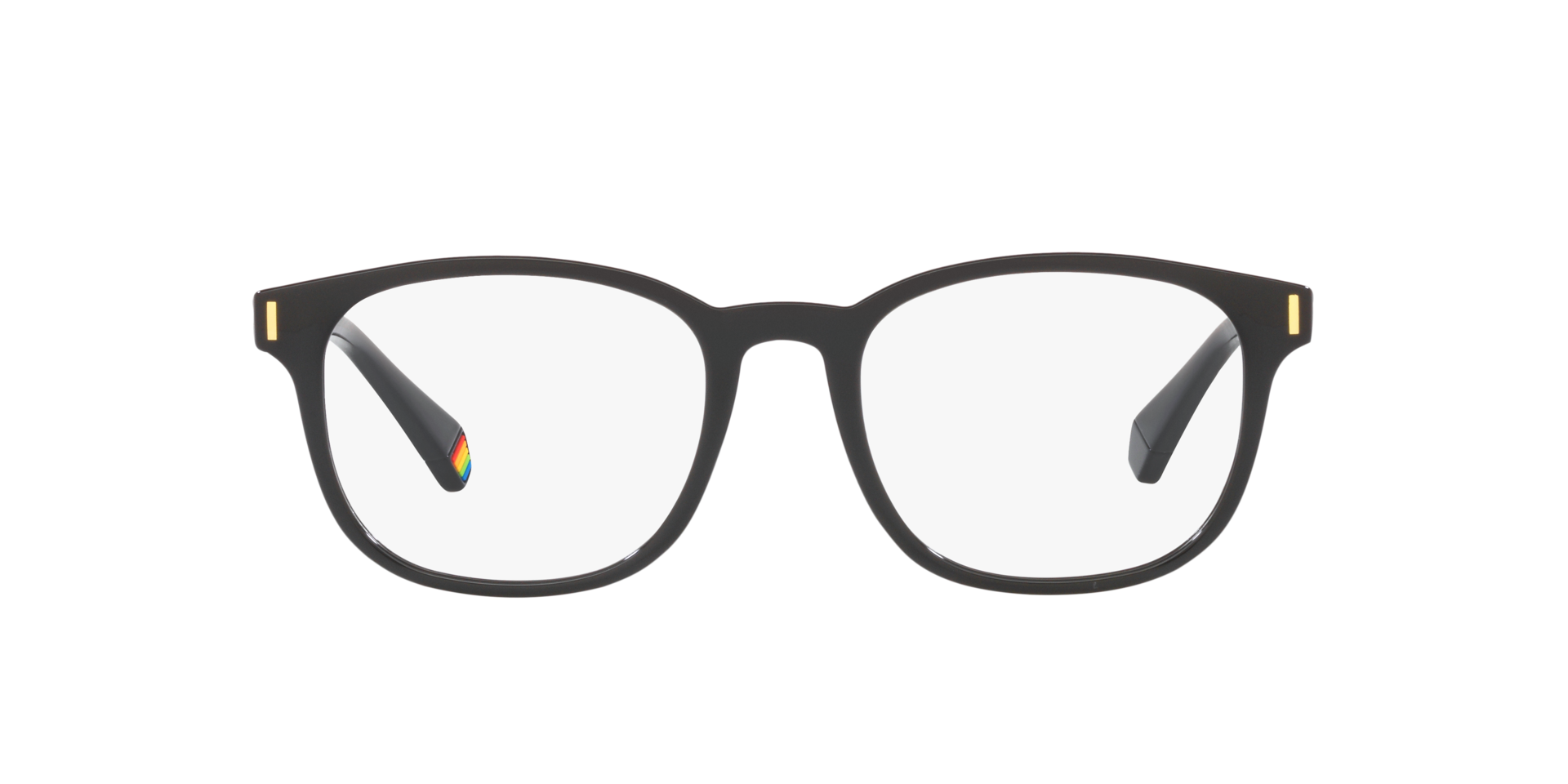 PLD D453 Black PlasticEyeglass Frames for Glasses Direct, Front View