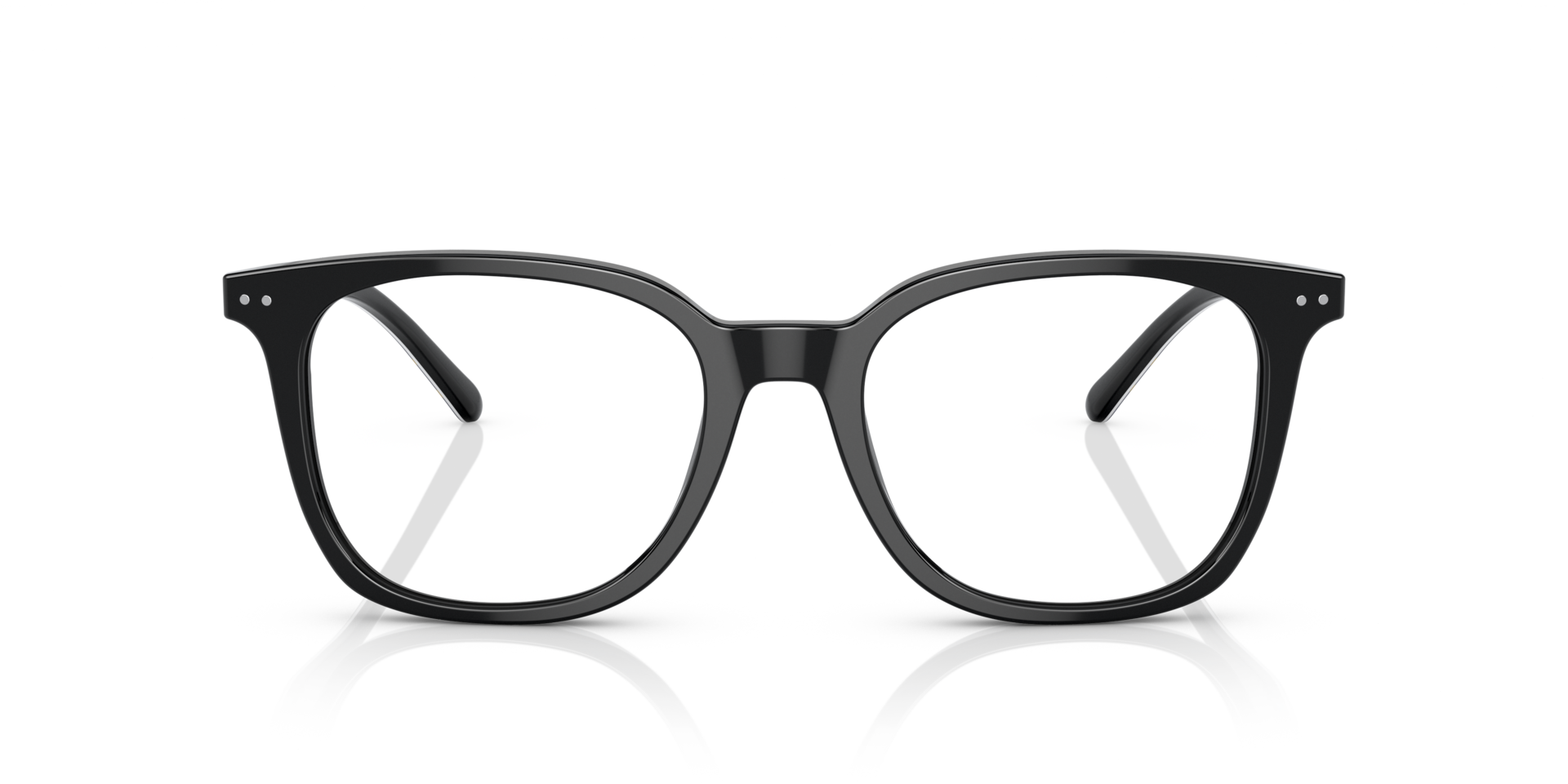 PH2256 Shiny Black AcetateSunglass Frames for Glasses Direct, Front View