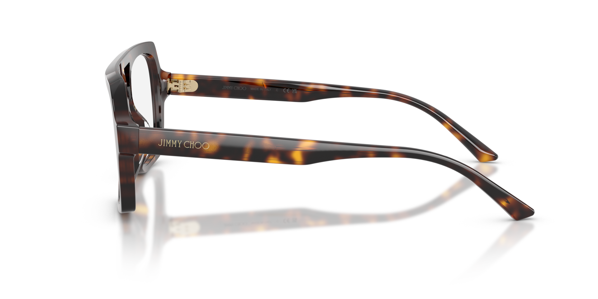 JC3071U Havana AcetateEyeglass Frames for Glasses Direct, Side View