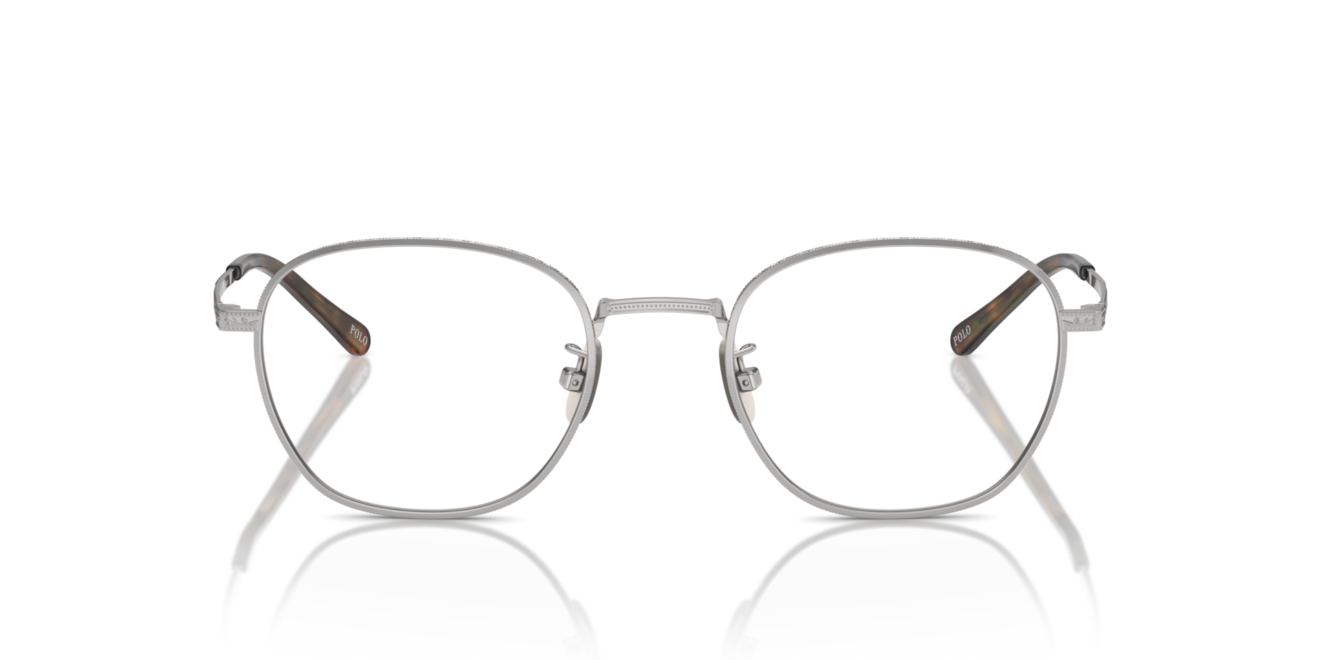 PH1230TD Shiny Brushed Silver TitaniumEyeglass Frames for Glasses Direct, Front View