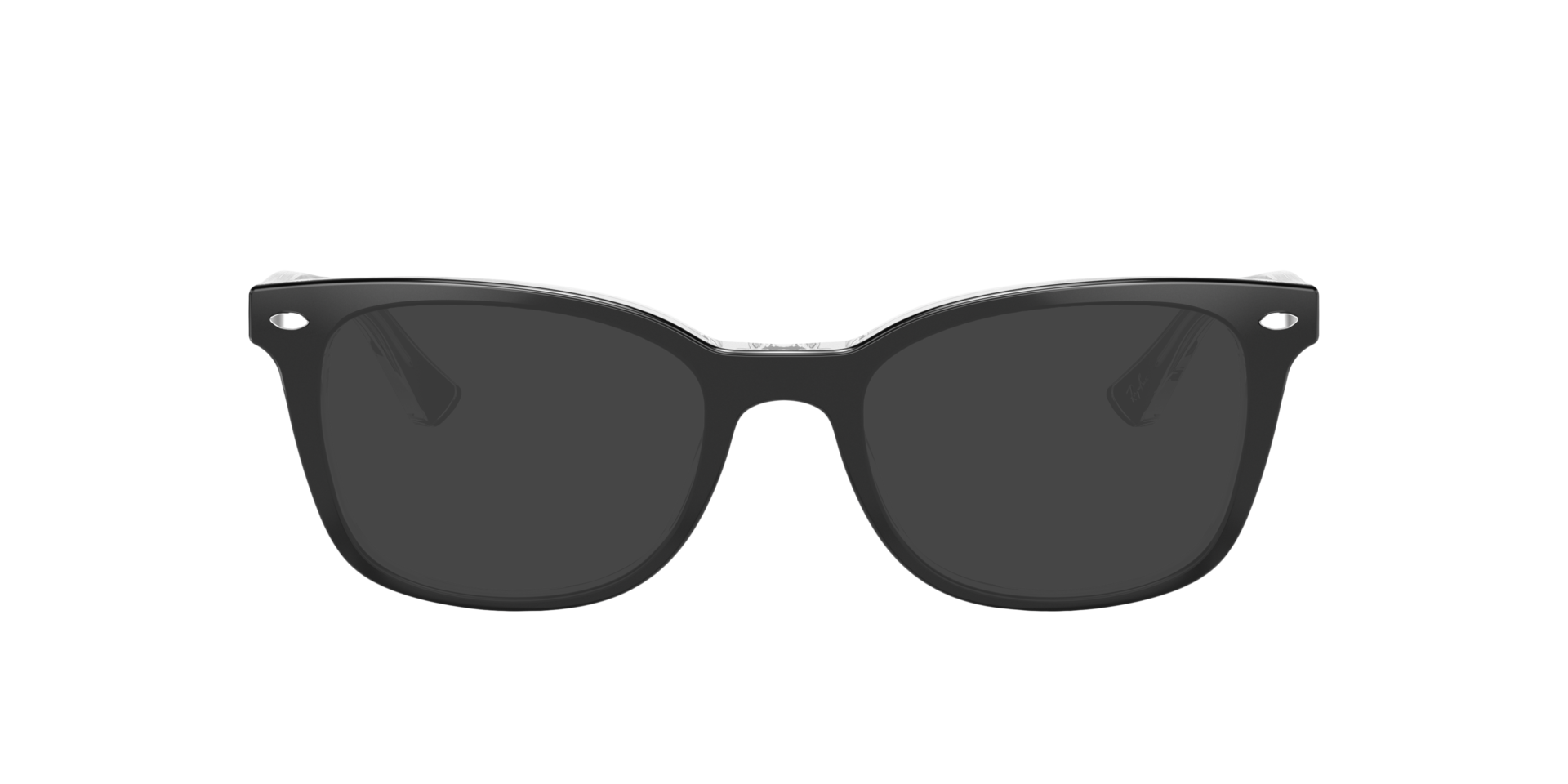 RB5285 Black On Transparent AcetateEyeglass Frames for Glasses Direct, with Tinted Lenses