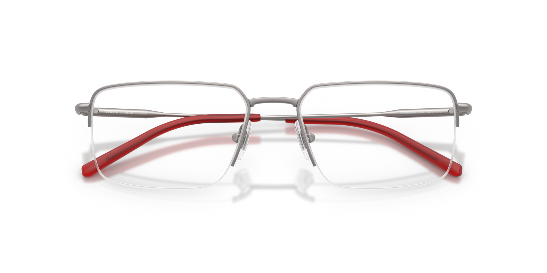 AN6152 Matte Gunmetal MetalEyeglass Frames for Glasses Direct, Closed View