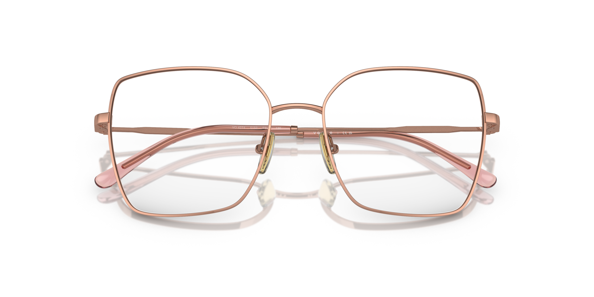 VO4274 Rose Gold MetalEyeglass Frames for Glasses Direct, Closed View