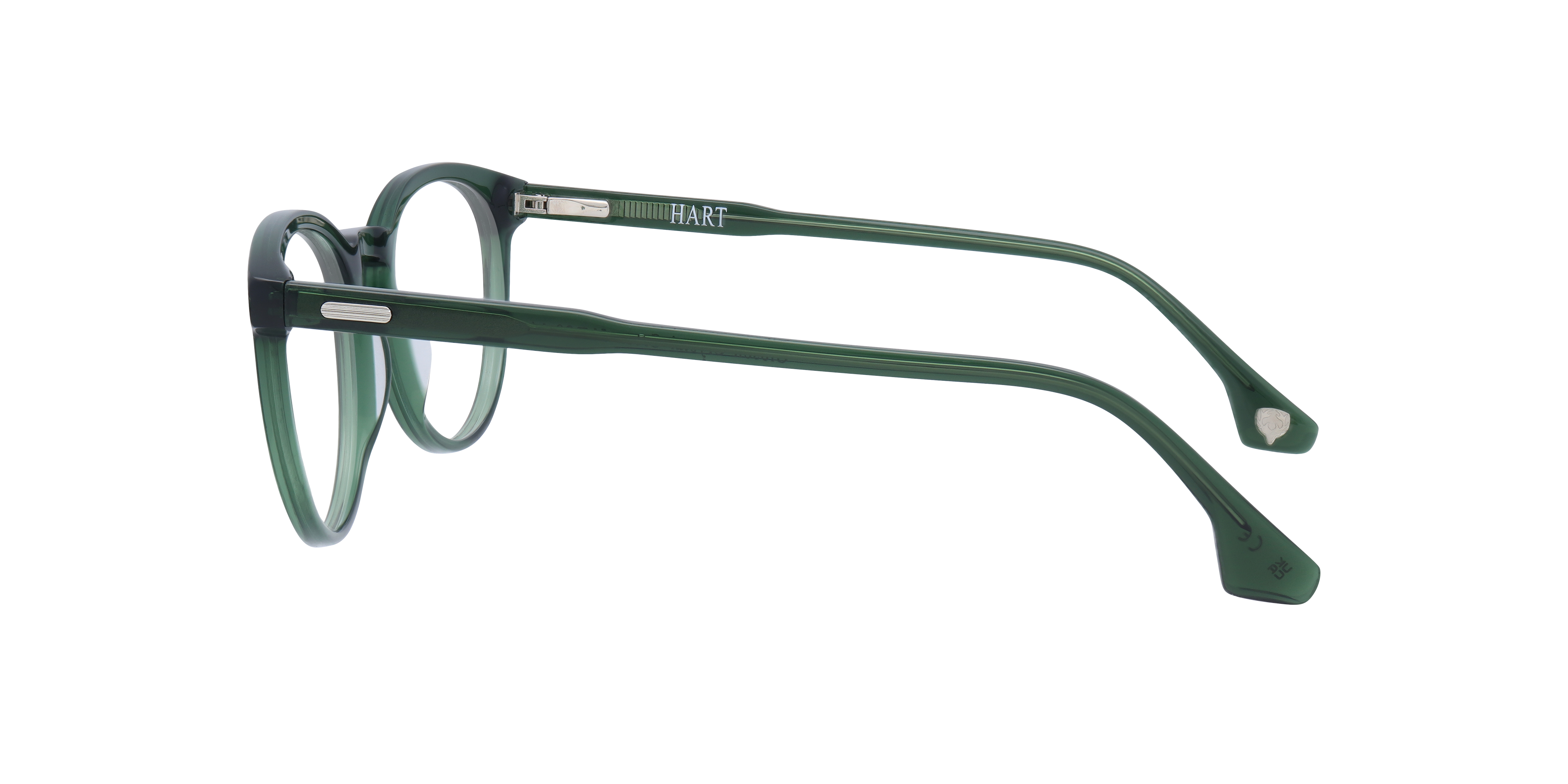 Gibson Crystal Green AcetateEyeglass Frames for Glasses Direct, Side View