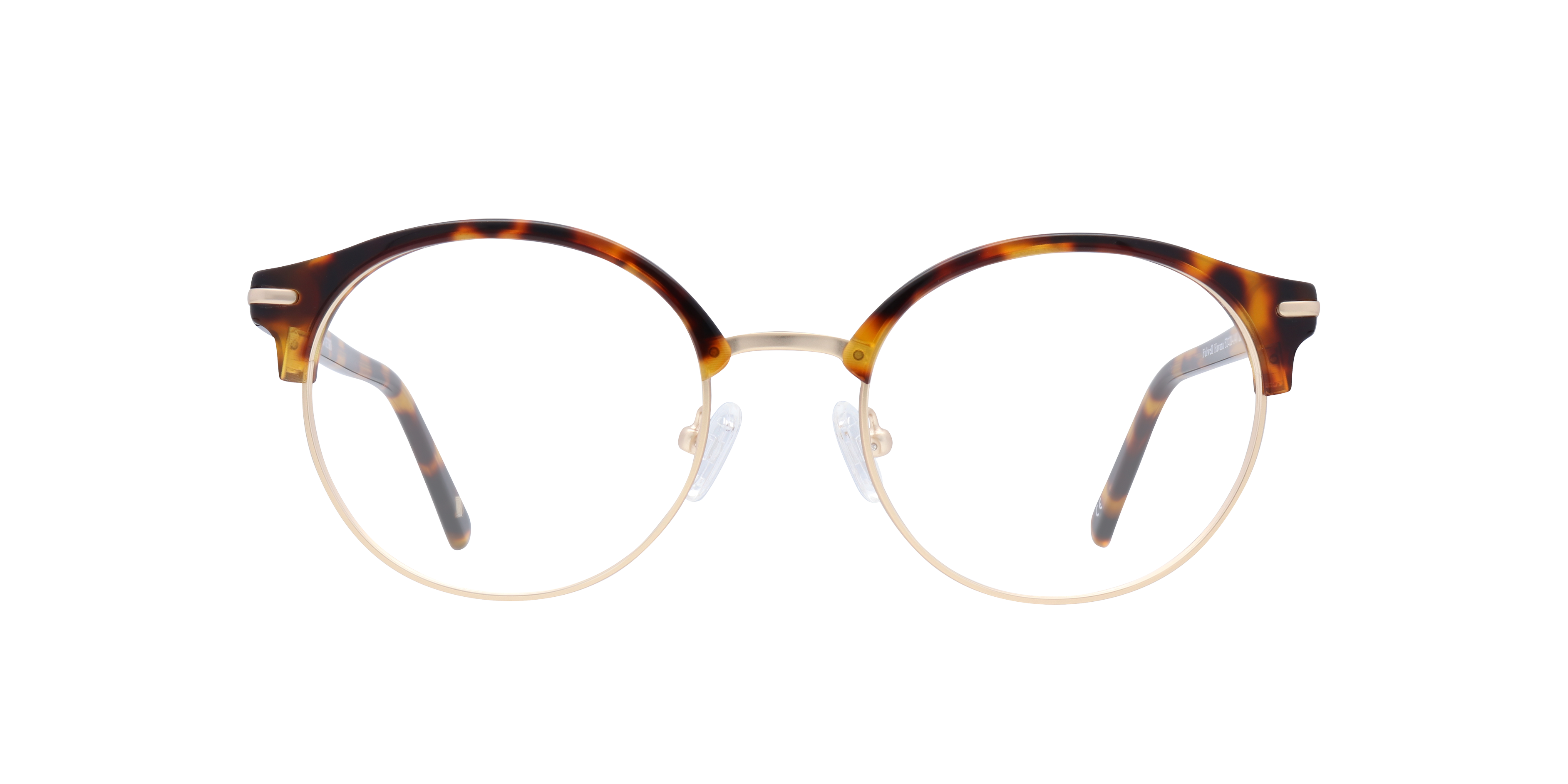 Fulwell Havana MetalEyeglass Frames for Glasses Direct, Front View