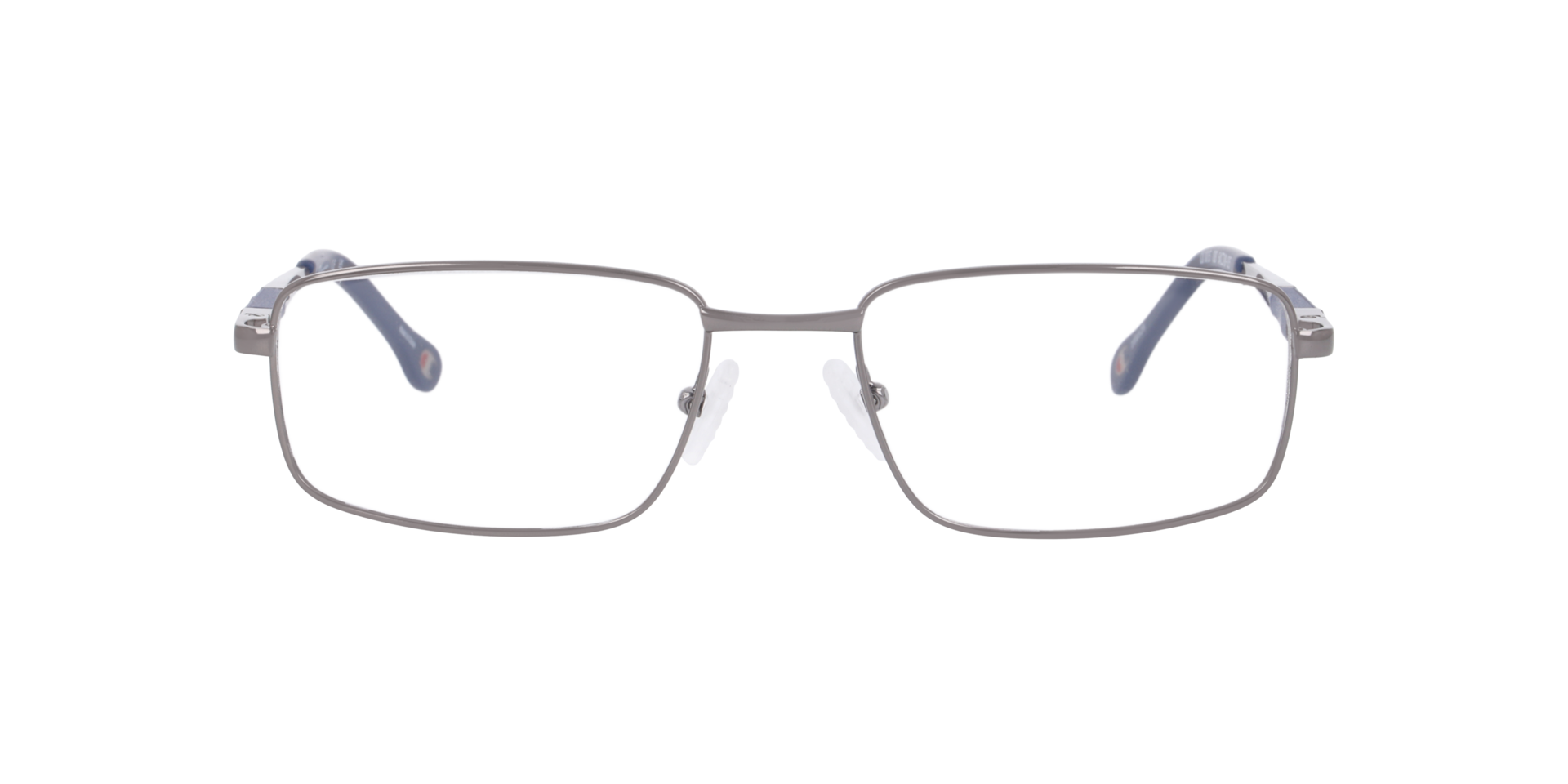 Cu1015 Gunmetal Dark MetalEyeglass Frames for Glasses Direct, Front View
