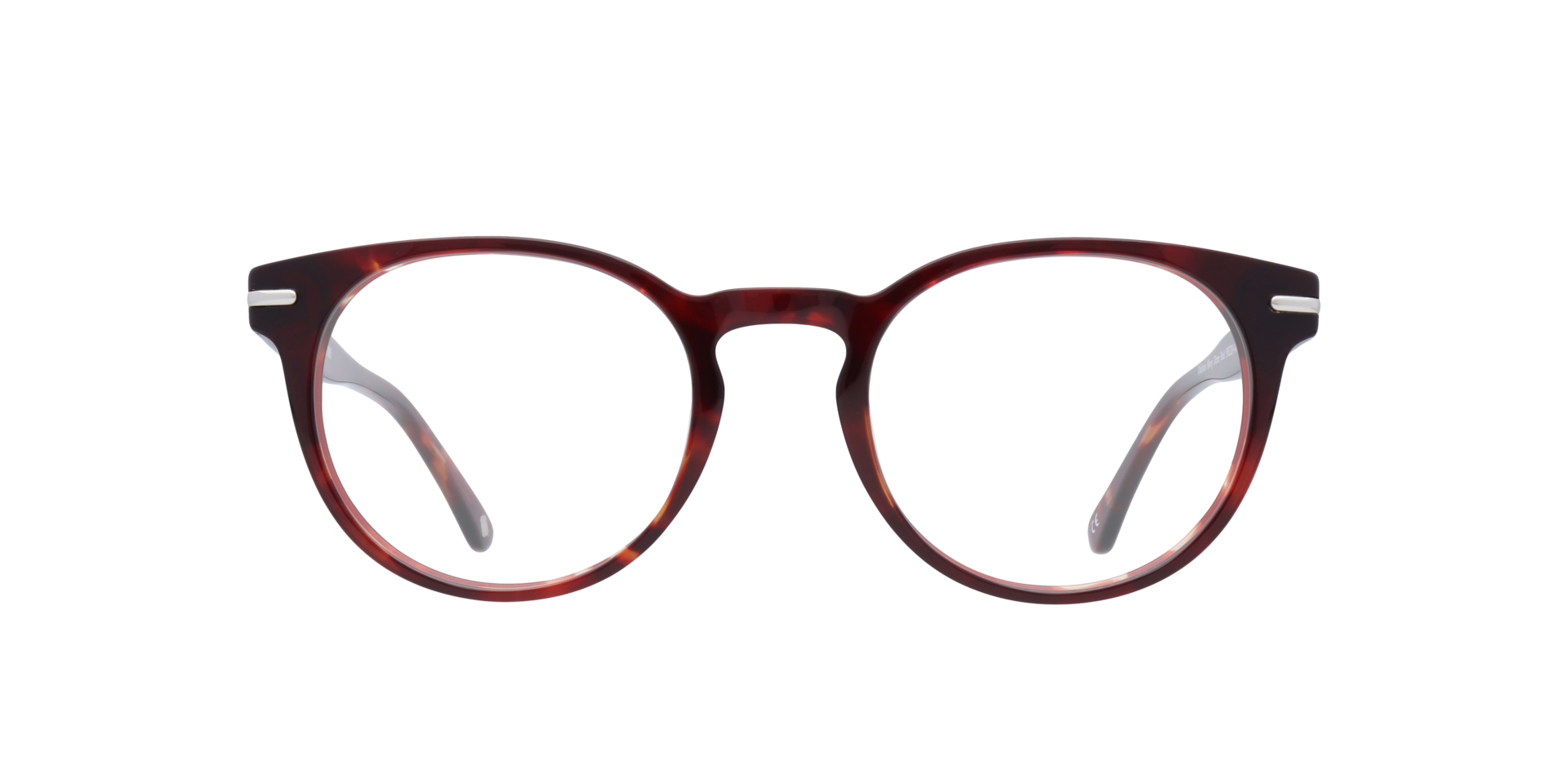 Dalston Shiny Demi Red AcetateEyeglass Frames for Glasses Direct, Front View