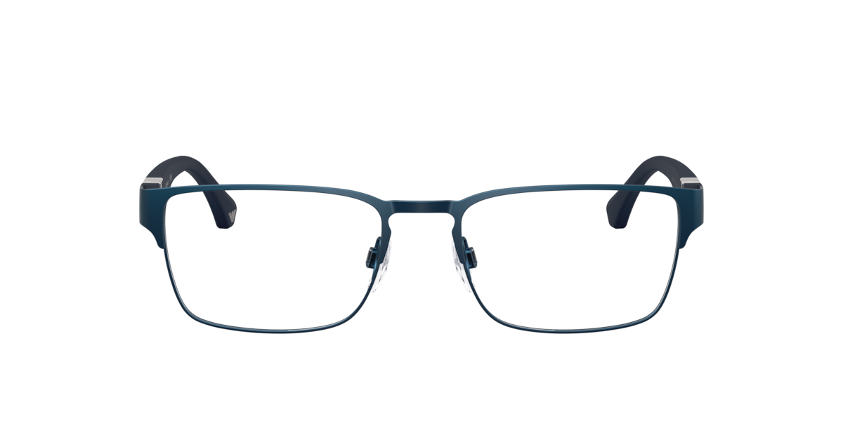 Matte Blue square Metal eyeglasses Online - Full Rim - EA1027
