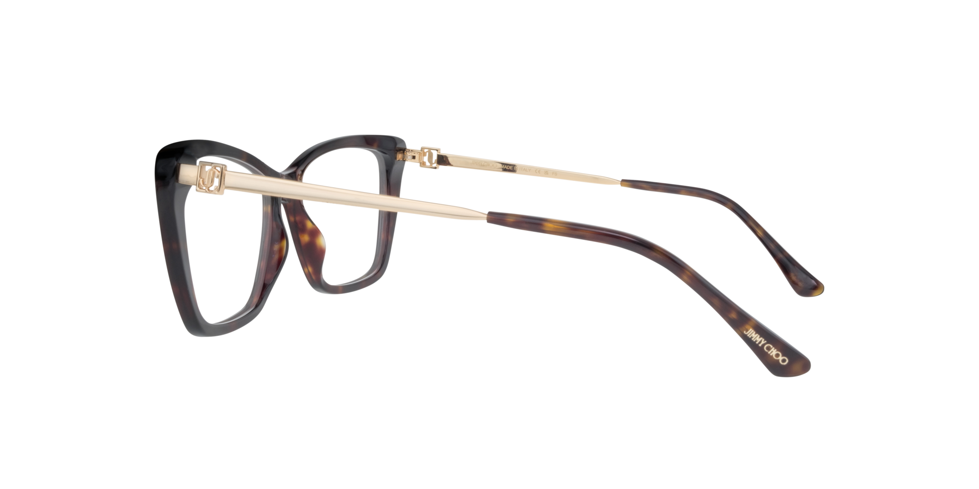 JC375 9M Tortoise Gold AcetateEyeglass Frames for Glasses Direct, Side View