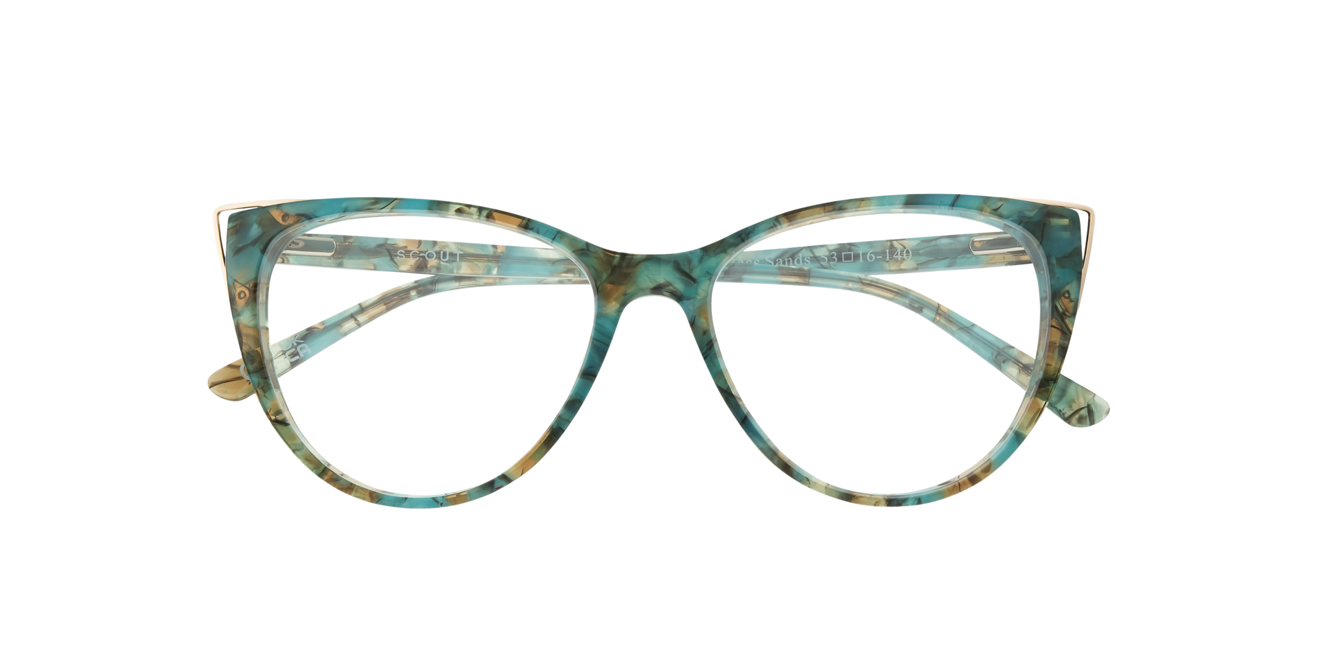 Arabella Seaglass Sands AcetateEyeglass Frames for Glasses Direct, Closed View