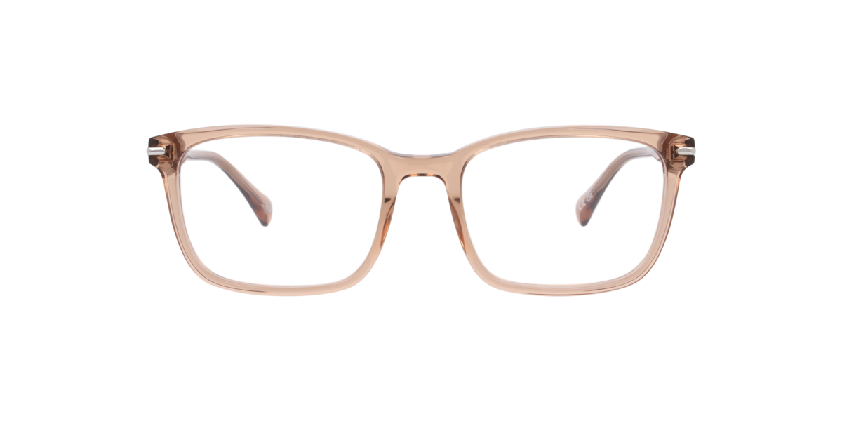 London Retro Women's Crystal Light Brown Rectangle Acetate Eyeglasses Online - Full Rim - Mayfair