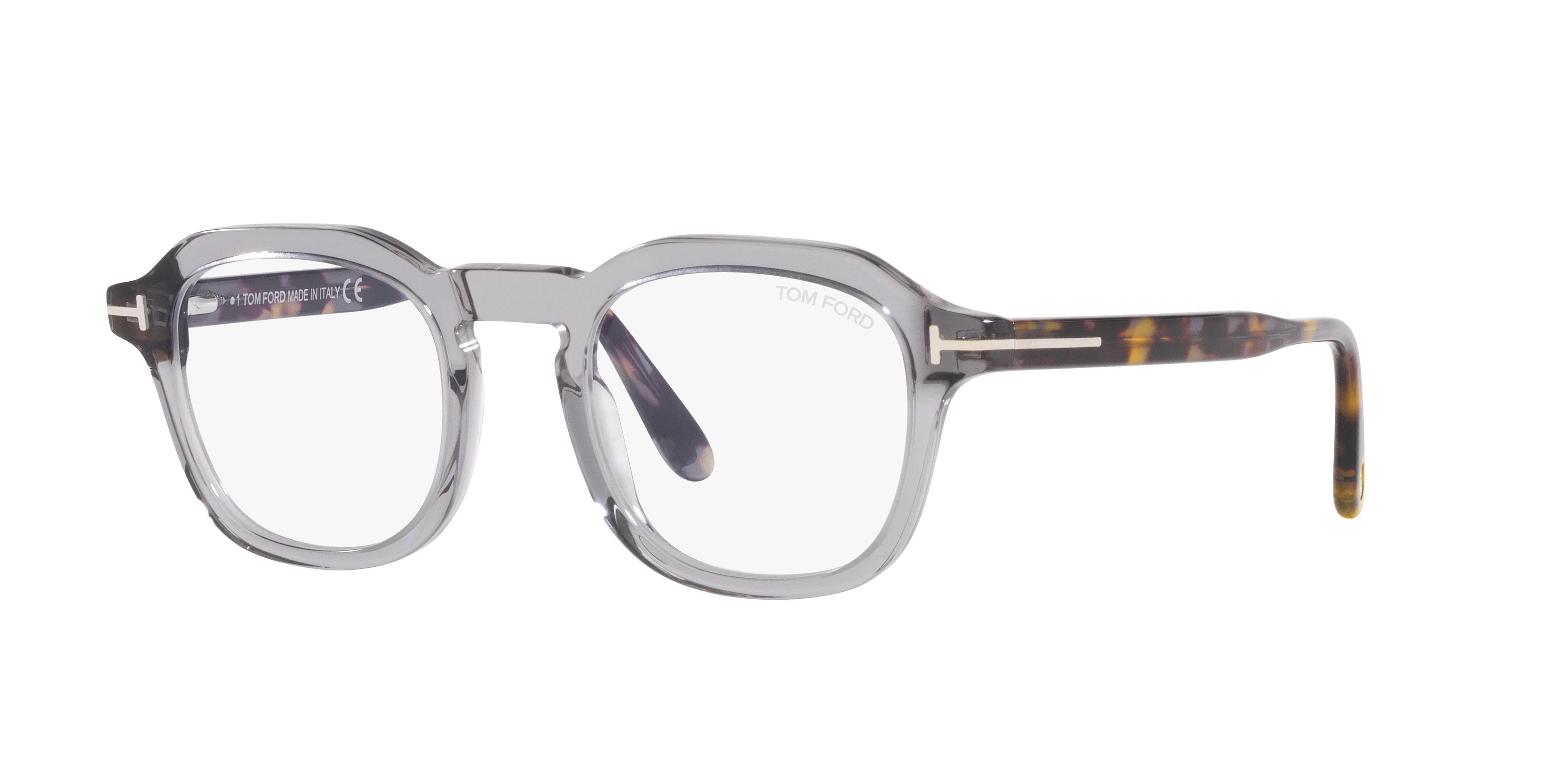 FT5836-B Grey AcetateEyeglass Frames for Glasses Direct, Angle View
