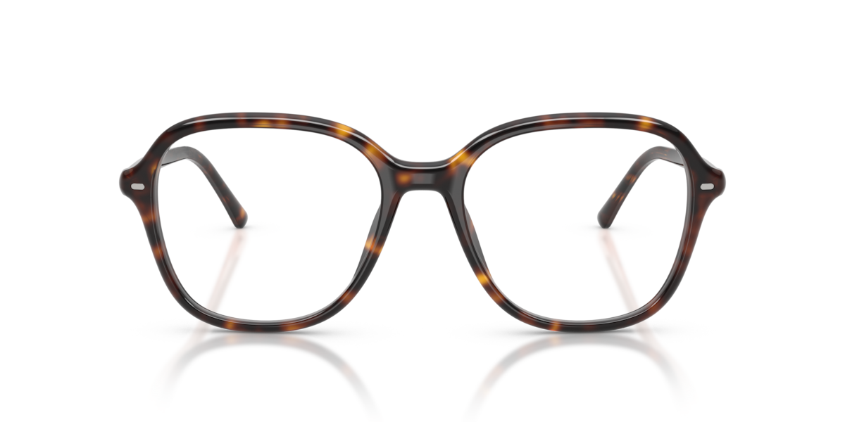 Ray-Ban Eyeglasses Optics - Havana Frame Transparent Lenses Polarized 54-18, RB5456 - Image 3