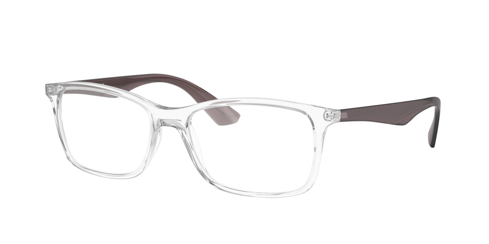 RB7047 Transparent PlasticEyeglass Frames for Glasses Direct, Angle View