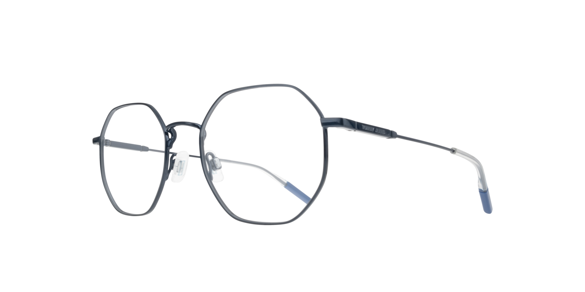 TJ 0096 Blue MetalSunglass Frames for Glasses Direct, Angle View