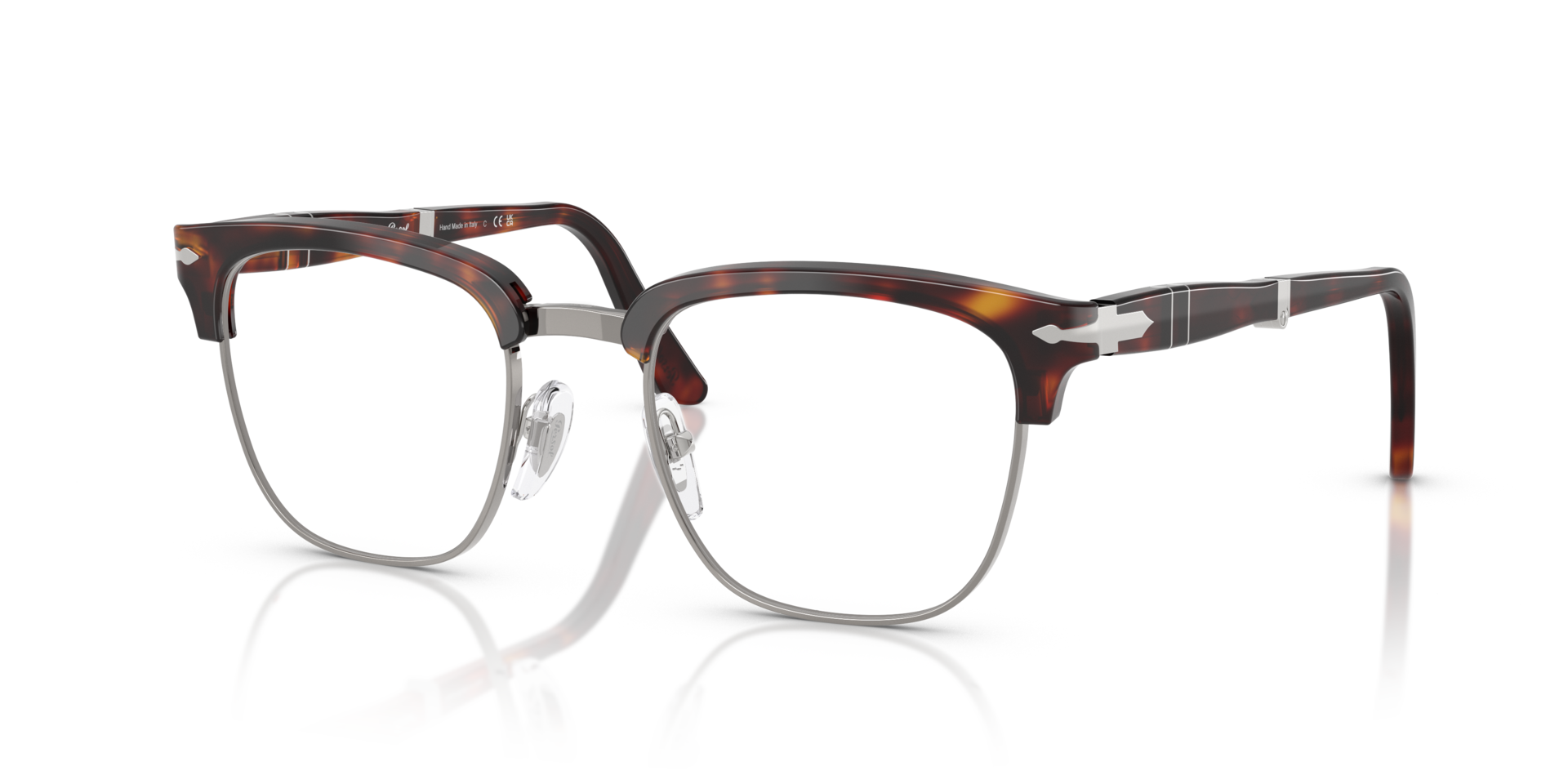 PO3375V Havana AcetateEyeglass Frames for Glasses Direct, Angle View