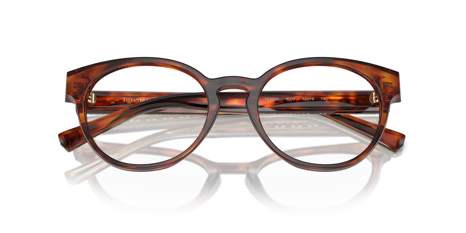 TF2250 Havana AcetateEyeglass Frames for Glasses Direct, Closed View